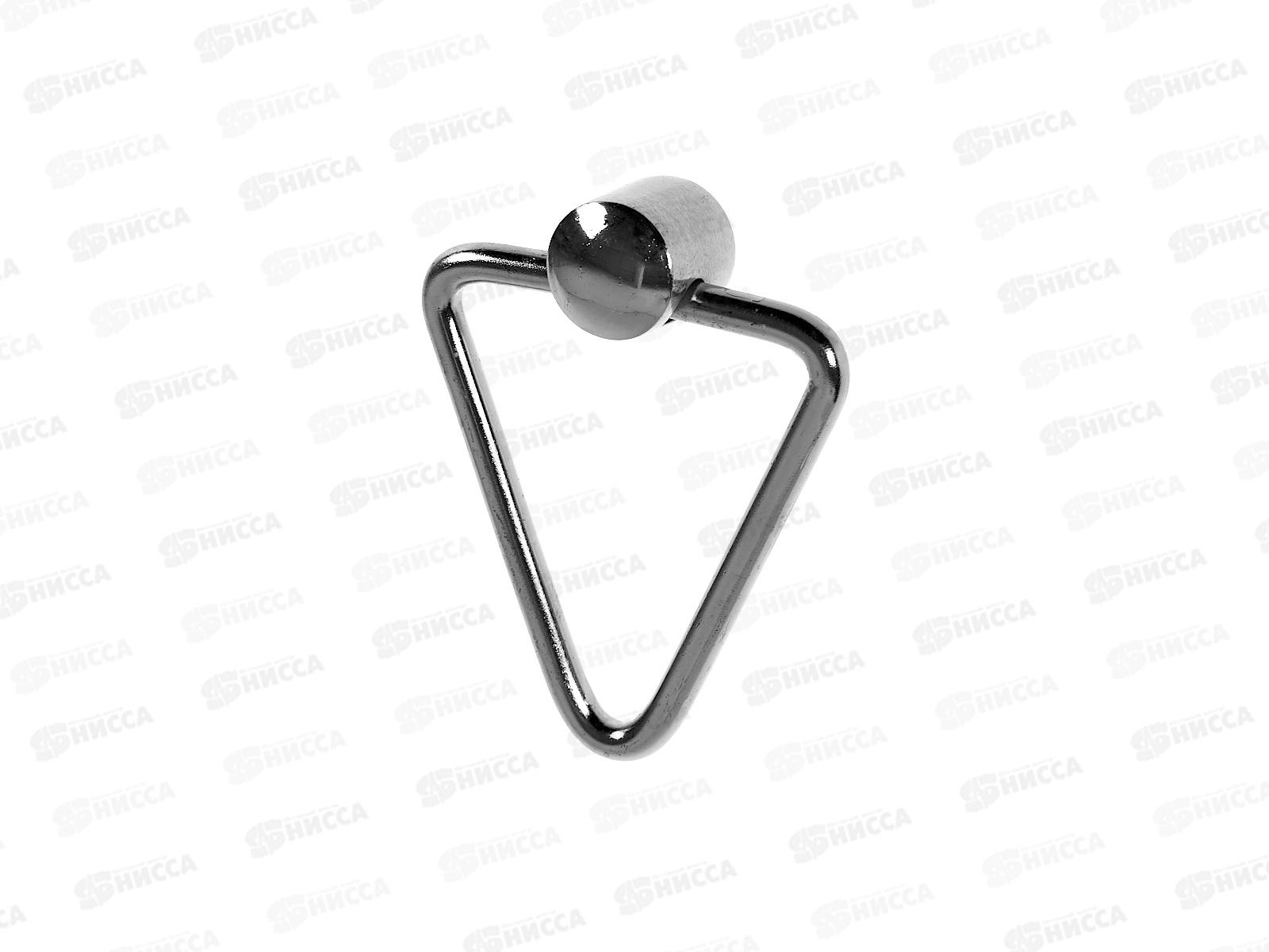 Ручка мебельная кнопка треугольник серый (066364)  Ж