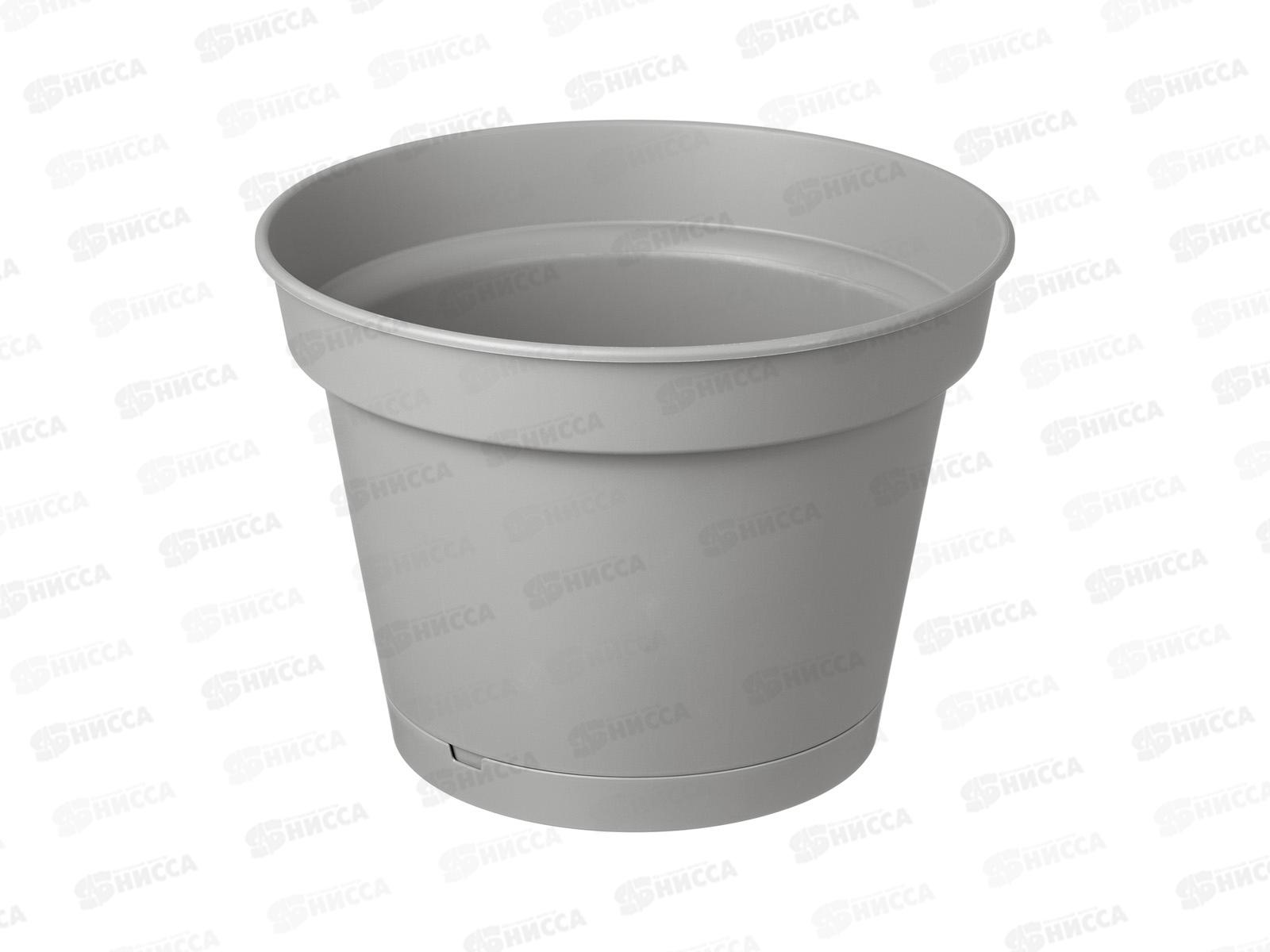 Горшок д/цв. &quotMint&quot D310мм 10,7л с/п Серый 221612235/03  *14