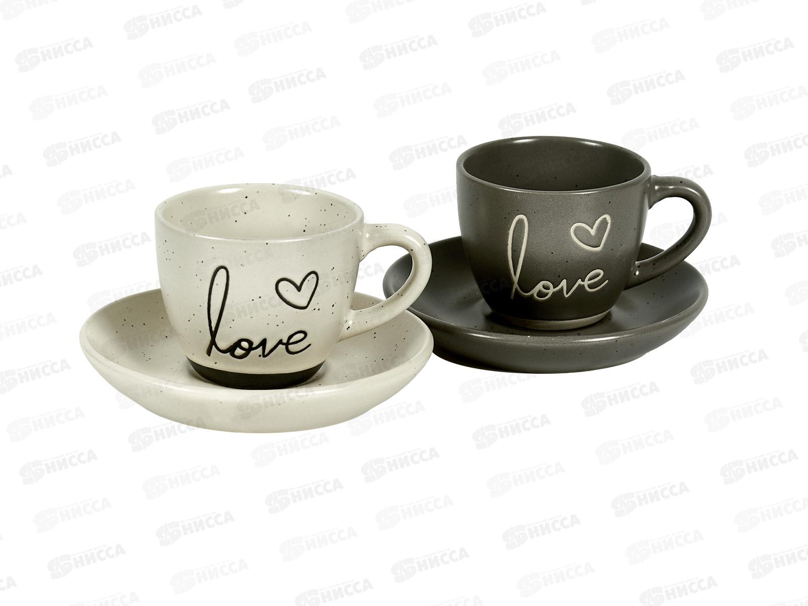 Набор кофейный 4пр (2чашки+2блюдца) 26032 *18