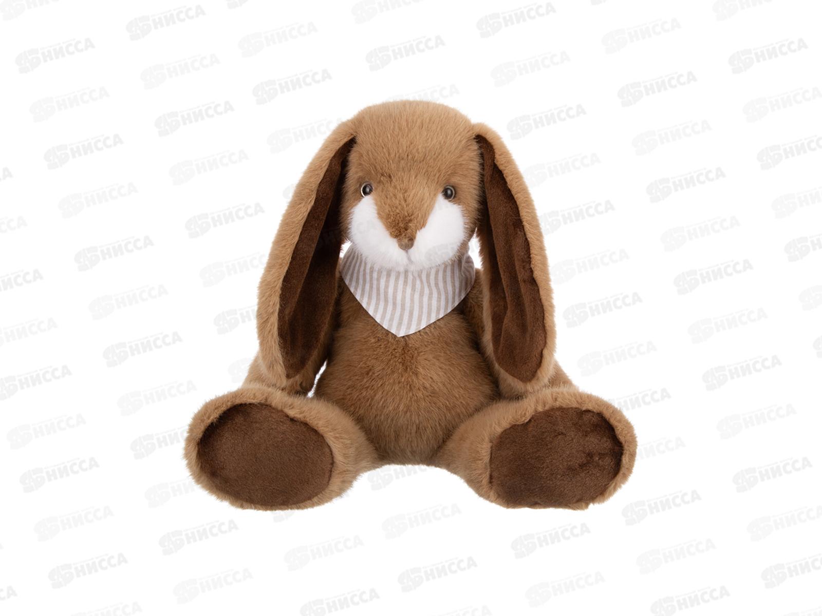 Игрушка ТМ &quotRelana&quot Зайчик бежевый в косынке 26см, RL24231-26 в пакете