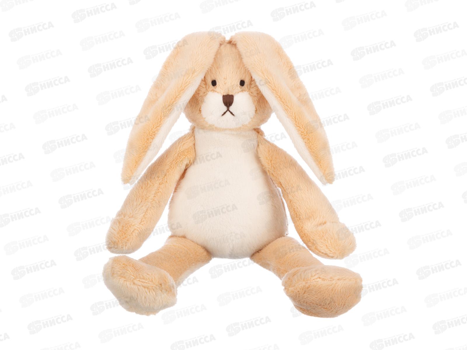 Игрушка ТМ &quotRelana&quot Зайчик светло-бежевый, 17см, RL24223-17
