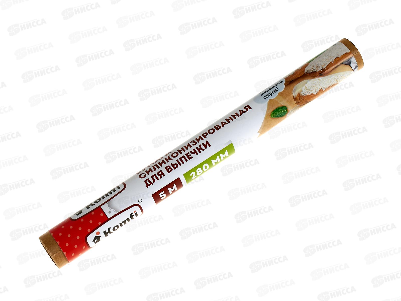 Бумага BURS06 для выпекания 280*5 силикон бурая в пп *24