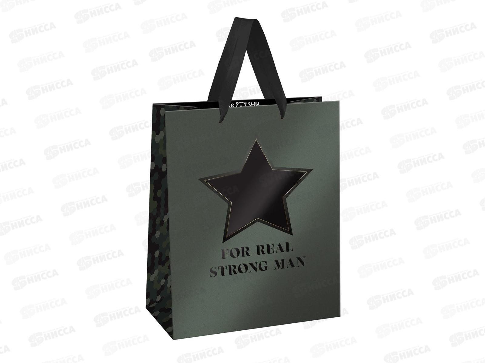 Пакет подарочный 11*14*6,5 MESHU &quotFor man&quot, MS_61687 *12