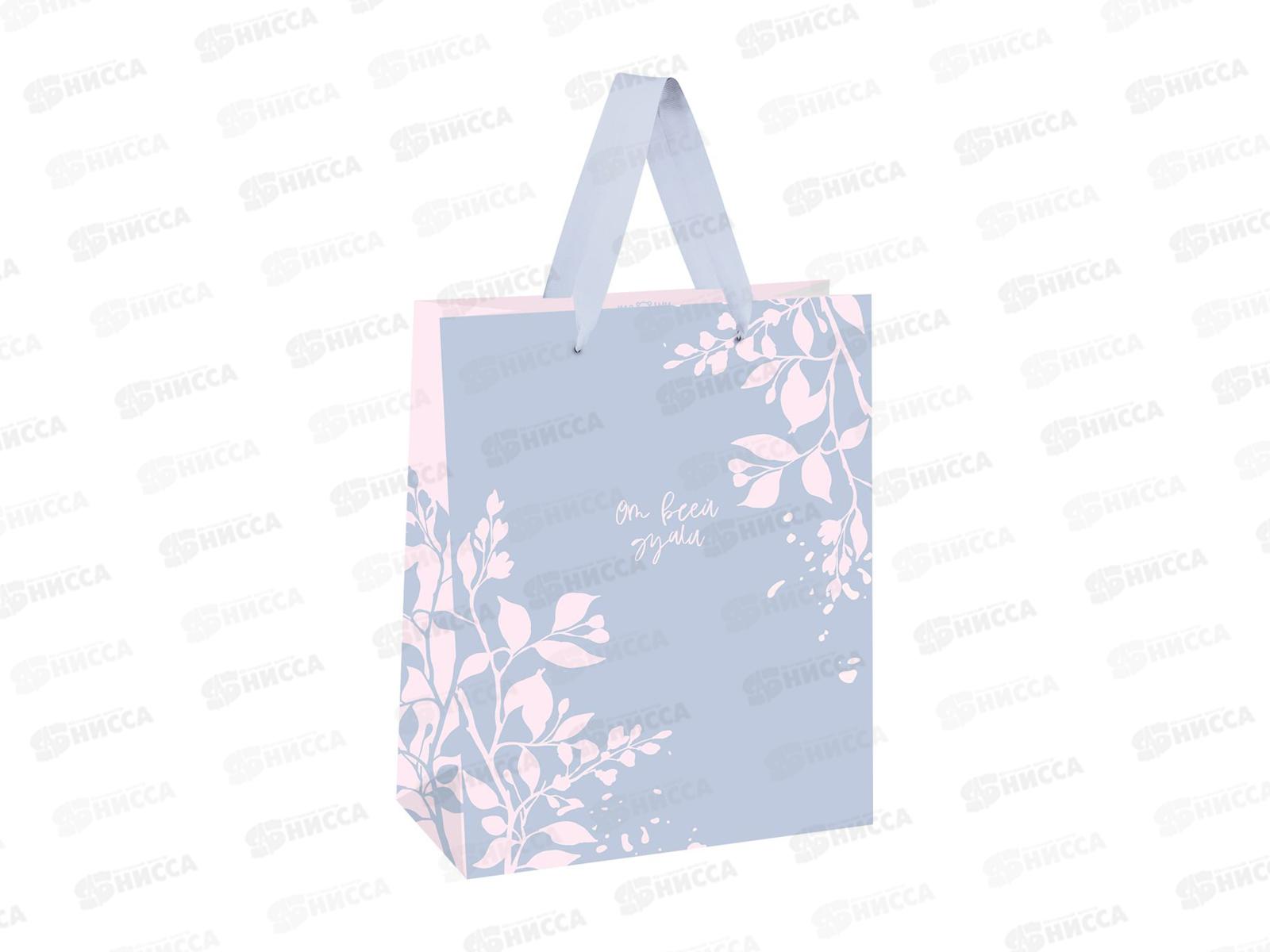 Пакет подарочный 11*14*6,5 MESHU &quotPink twigs&quot, MS_66221 *12