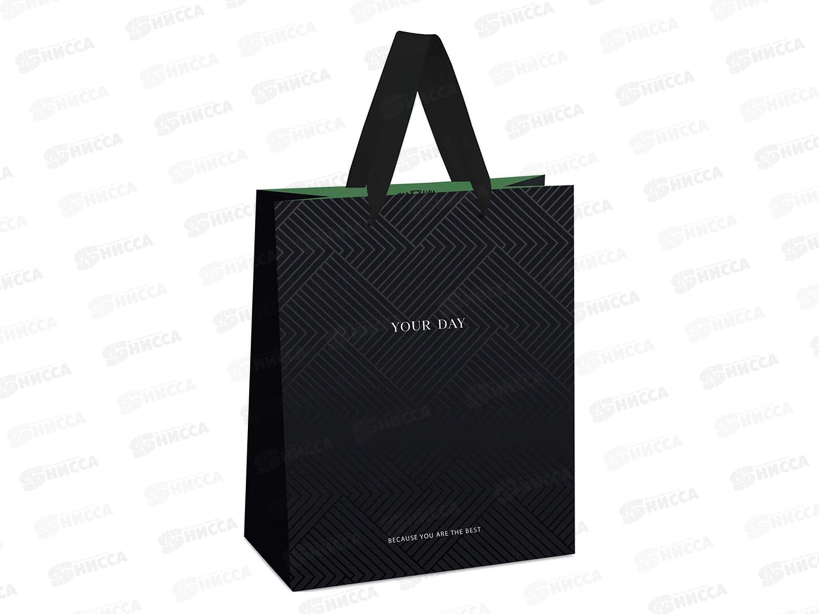 Пакет подарочный 18*23*10см MESHU &quotBlack Water&quot, MS_45738 *12