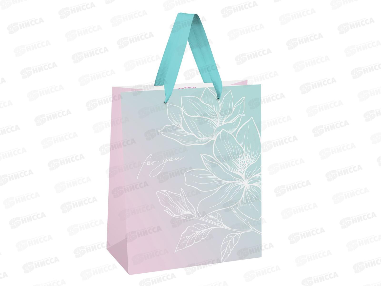 Пакет подарочный 18*23*10см MESHU &quotFloral gradient&quot, MS_66142 *12