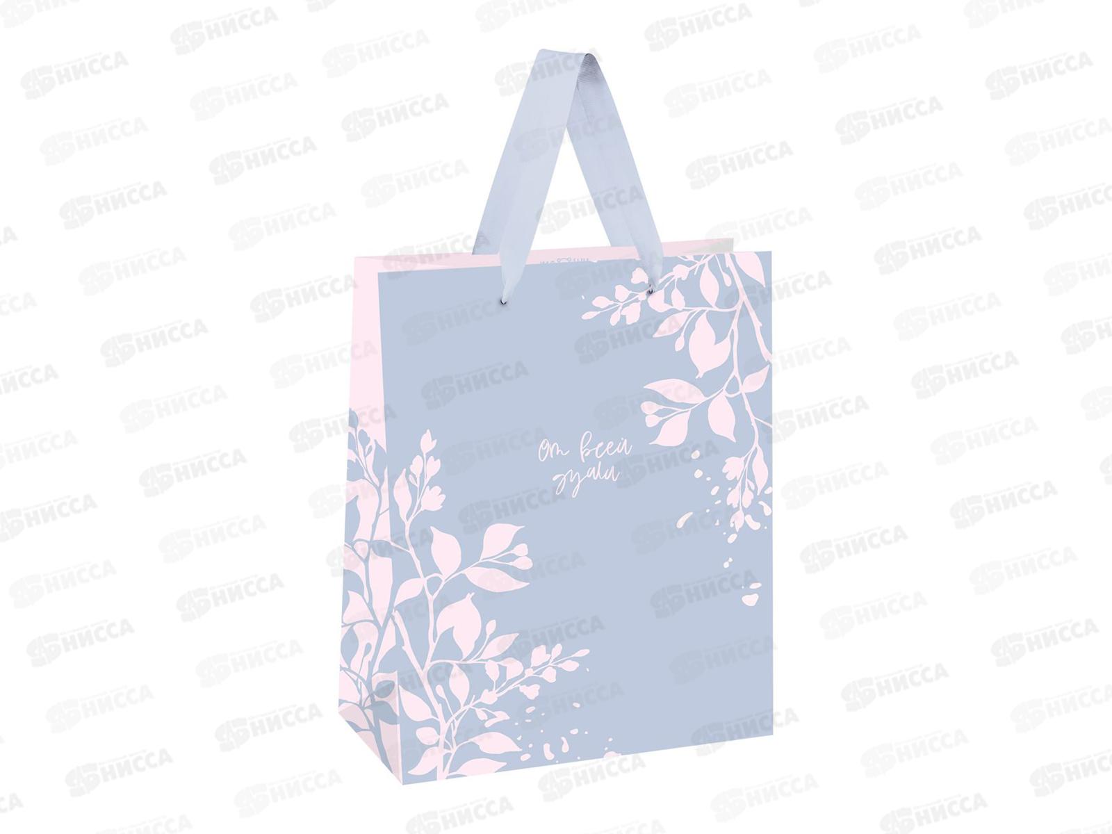 Пакет подарочный 18*23*10см MESHU &quotPink twigs&quot, MS_66138 *12
