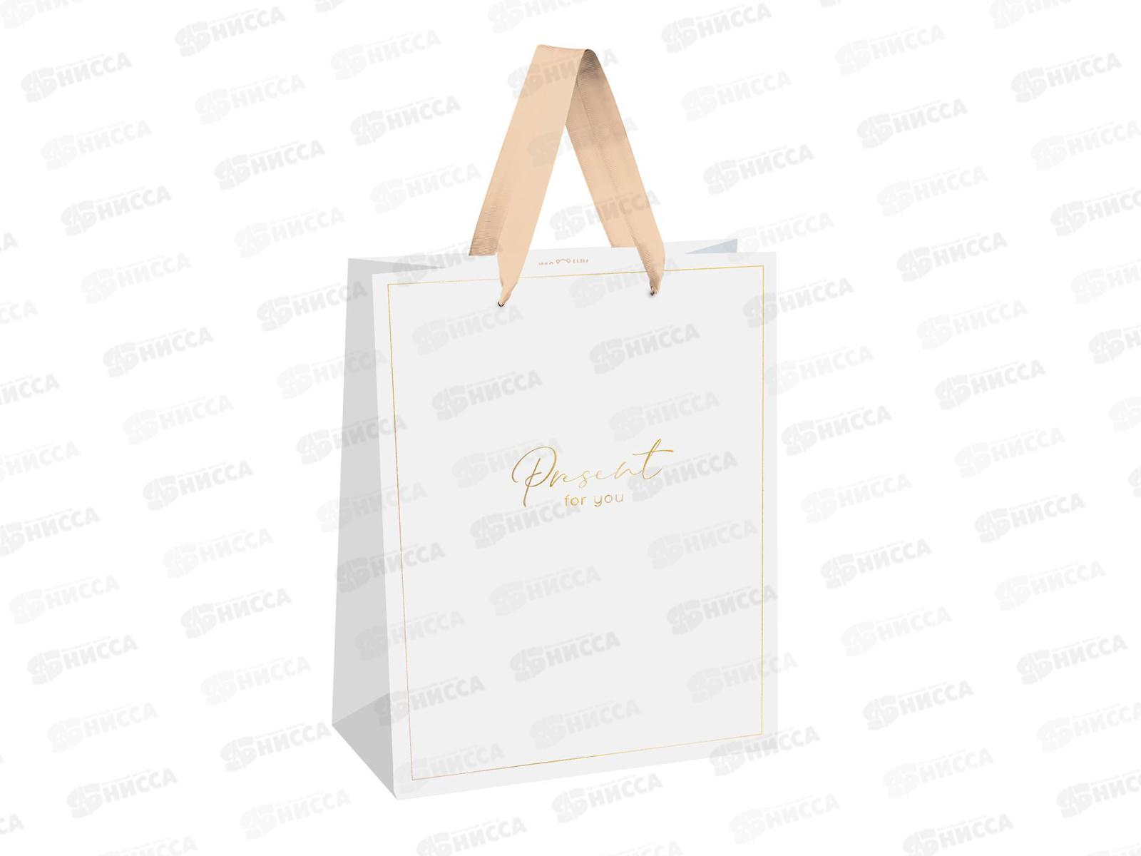 Пакет подарочный 18*23*10см MESHU &quotWhite elegance&quot, MS_66145 *12