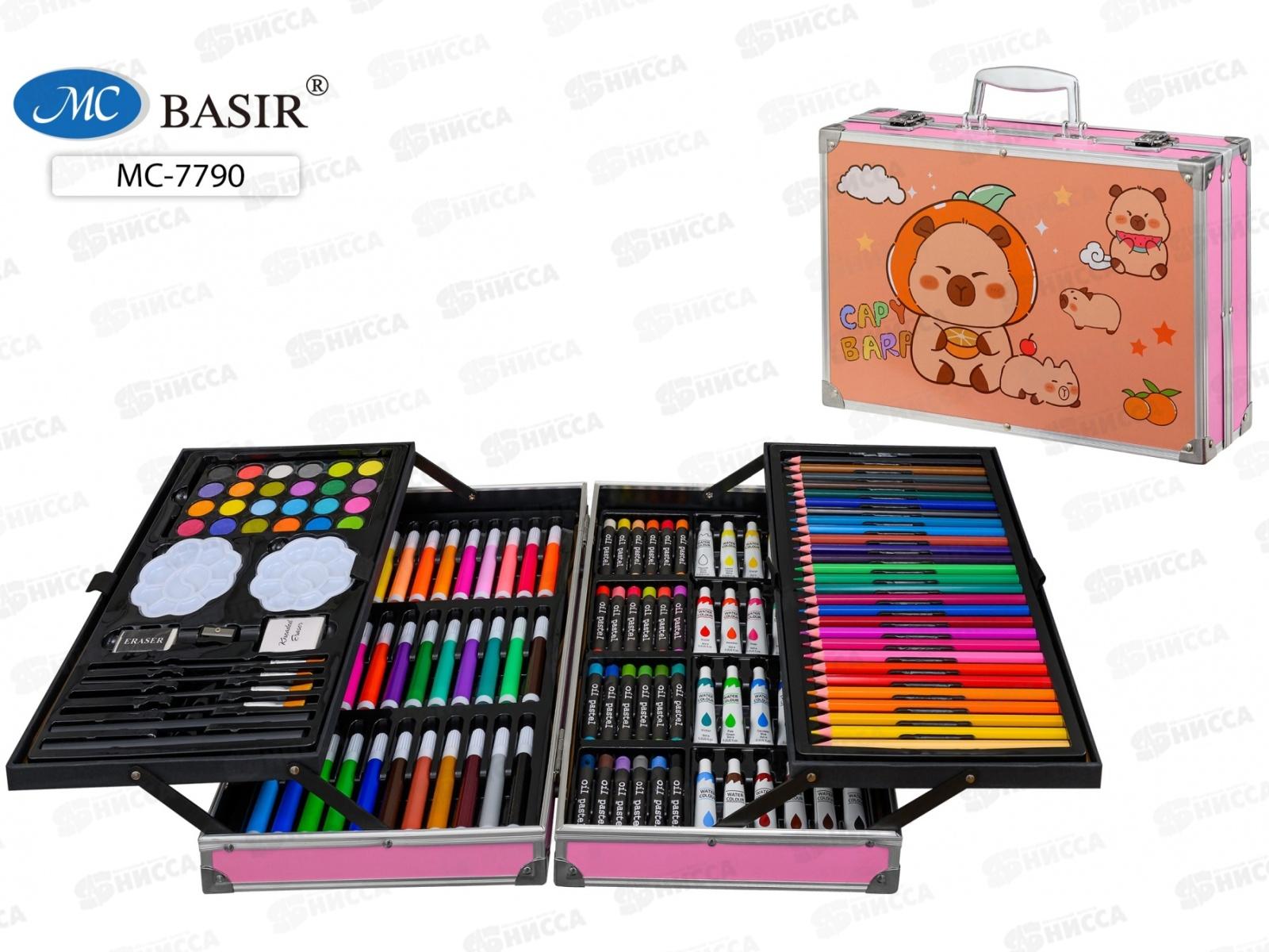 Набор д/ творч.Basir кейс с замочком Капибара, МС-7790*48