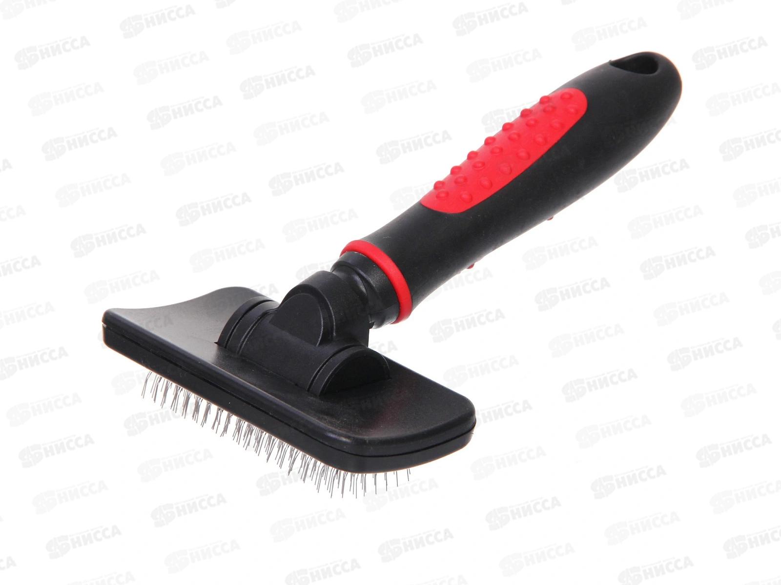 Расческа-пуходерка &quotПрофф-мой БРО&quot красный/черный 521-196  *12