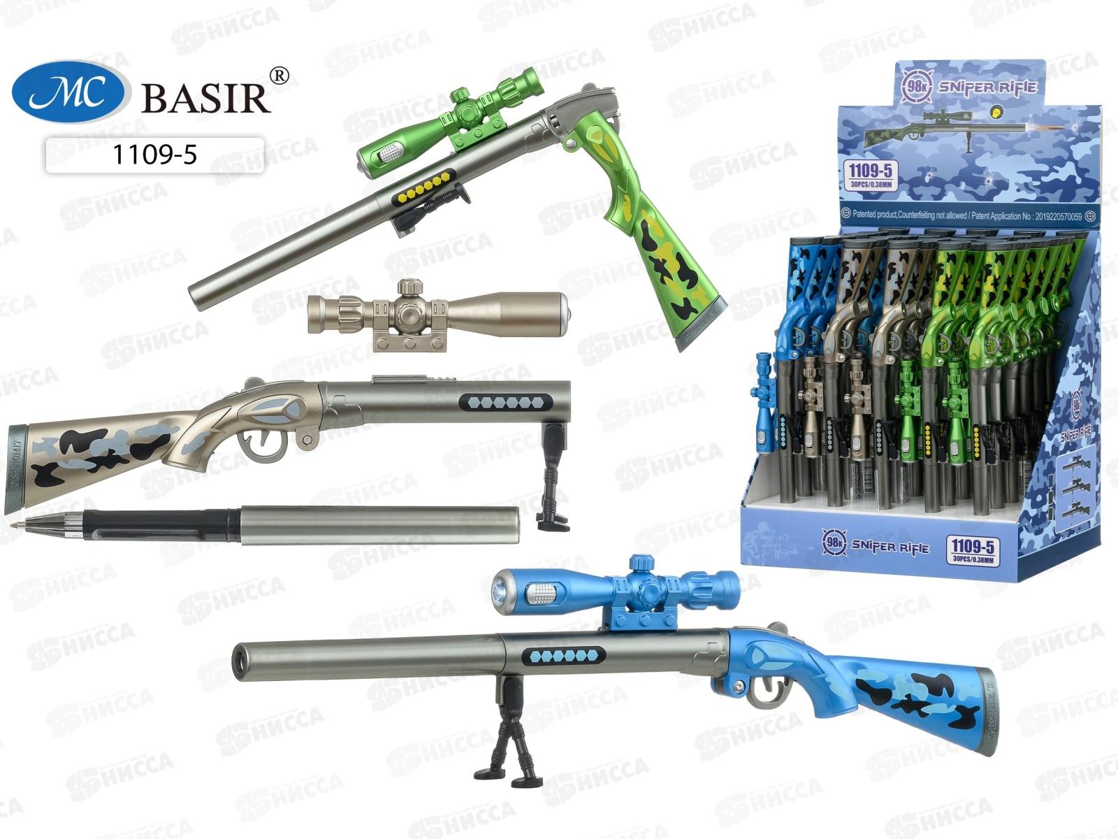Ручка шариковая BASIR Ружье,асс 1109-5*30