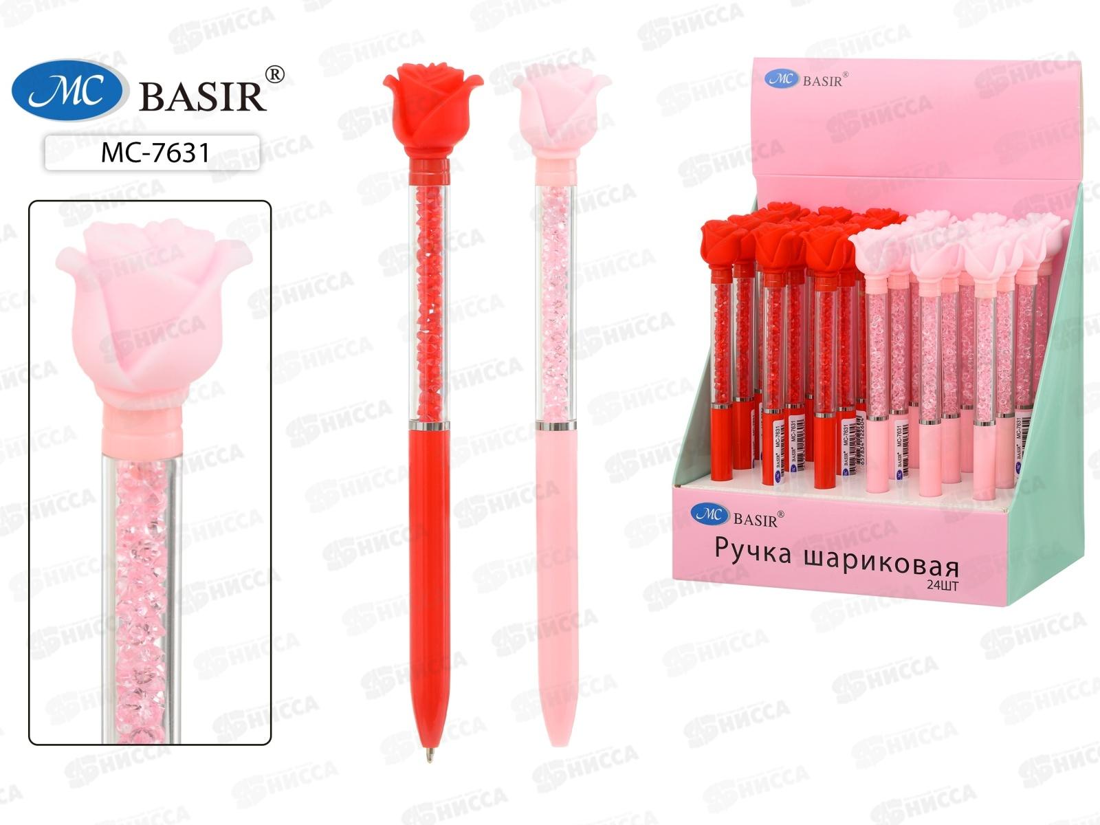 Ручка шар. BASIR Розы,MC-7631*24