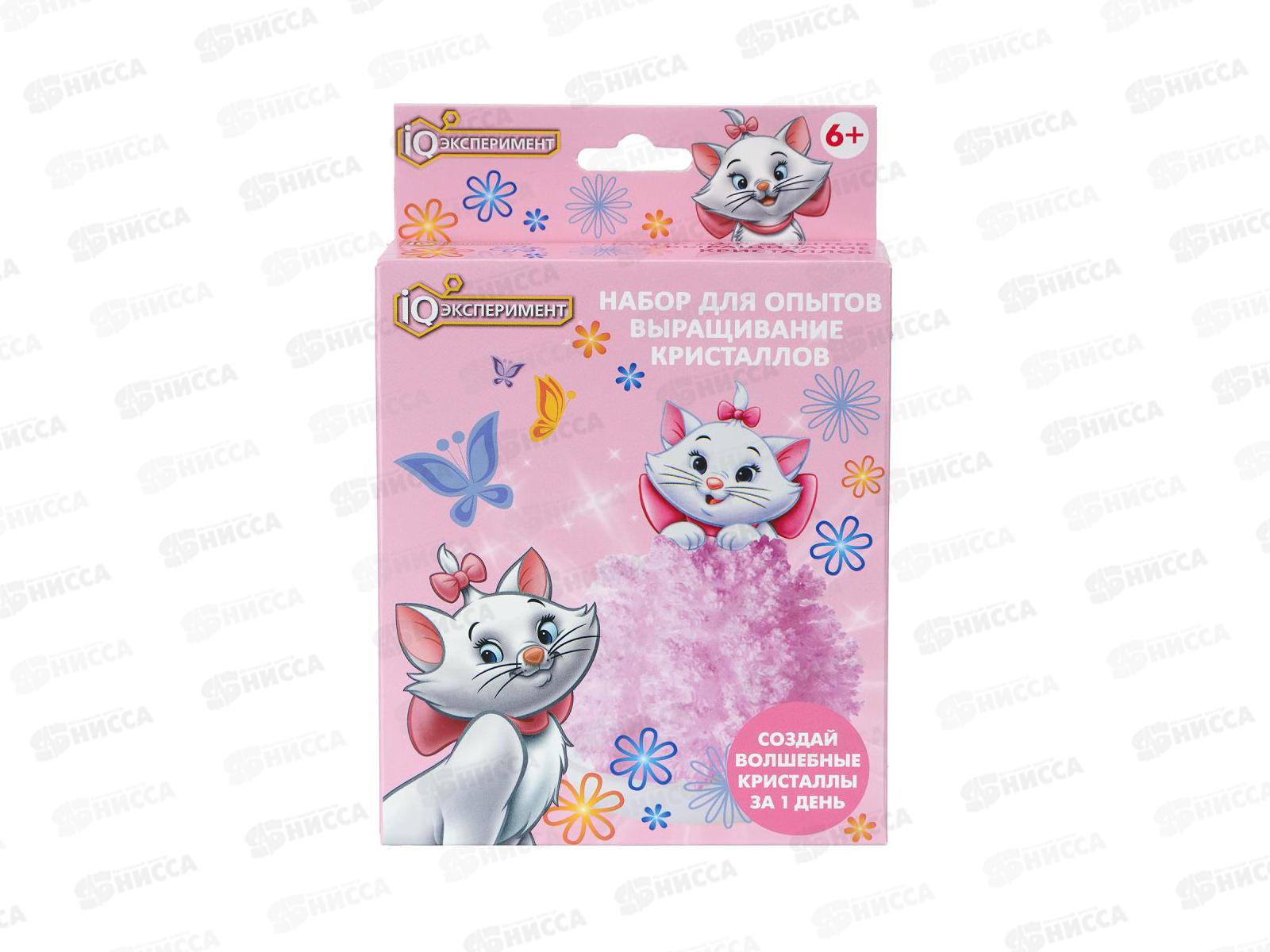 Набор по выращиванию кристаллов Кошечка. IQ Эксперимент, EX-CG01-CT
