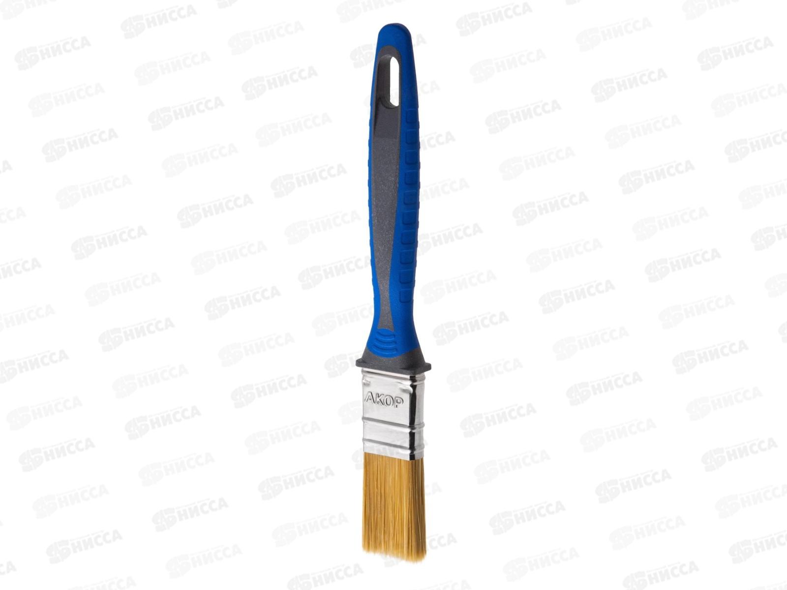 Кисть Профи для лаков  25*10мм, двухкомпонентная ручка, нержавеющая сталь, (16125010)   *110