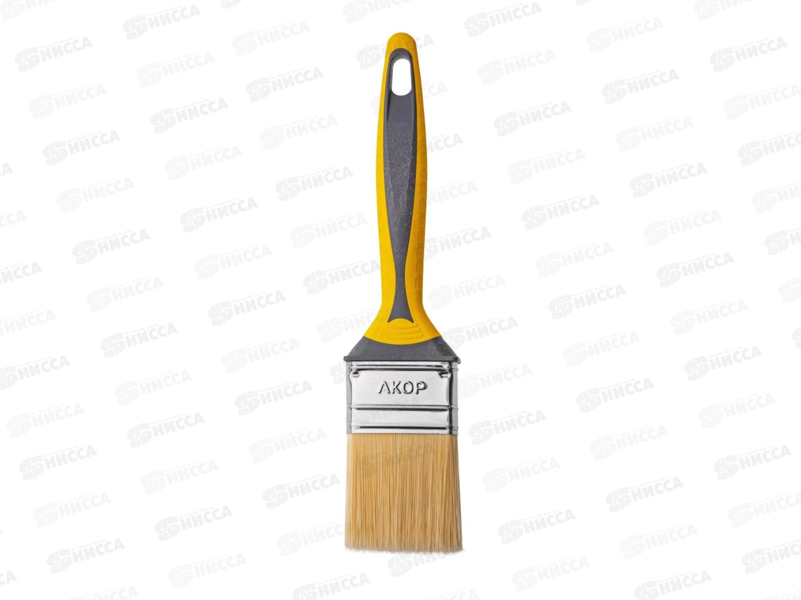 Кисть Профи для эмалей  50*12мм, двухкомпонентная ручка, нержавеющая сталь, (16250012)   *100