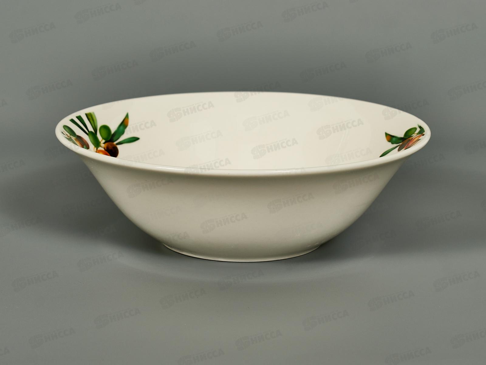 Салатник круглый d-17,5 550мл Оливки с7-19213ц *12/72