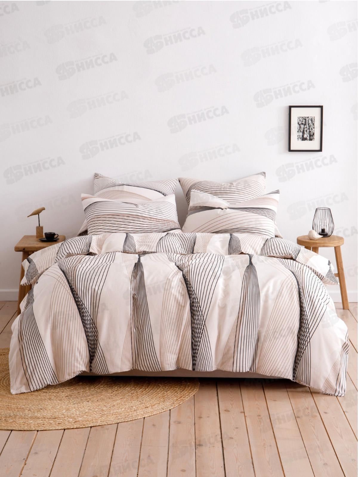 КПБ 2,0сп с евро прост. Поплин 120гр НН Рикки 70*70 2шт