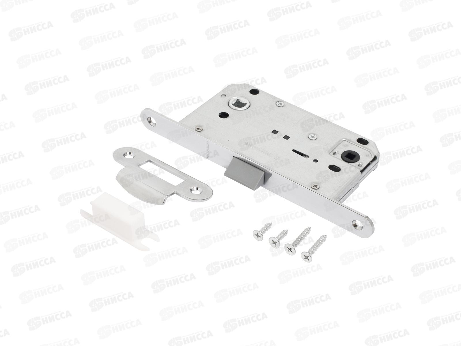 Защелка дверная Аллюр АРТ 5300- P-WС CP хром с фиксатором 14896