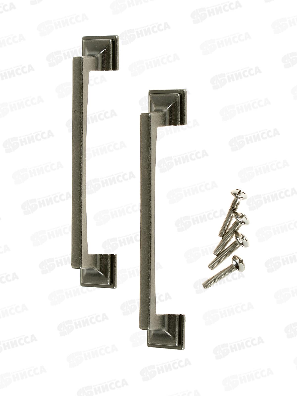 Ручка-кнопка C2525-96 2шт. StahlBuro, AS состарен.серебр *20 623