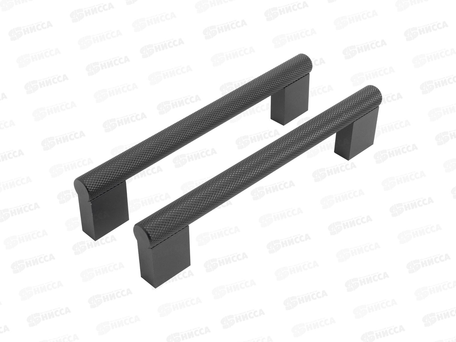 Ручка-кнопка AP2315-128 2шт. StahlBuro, BL мат.черн *15 746