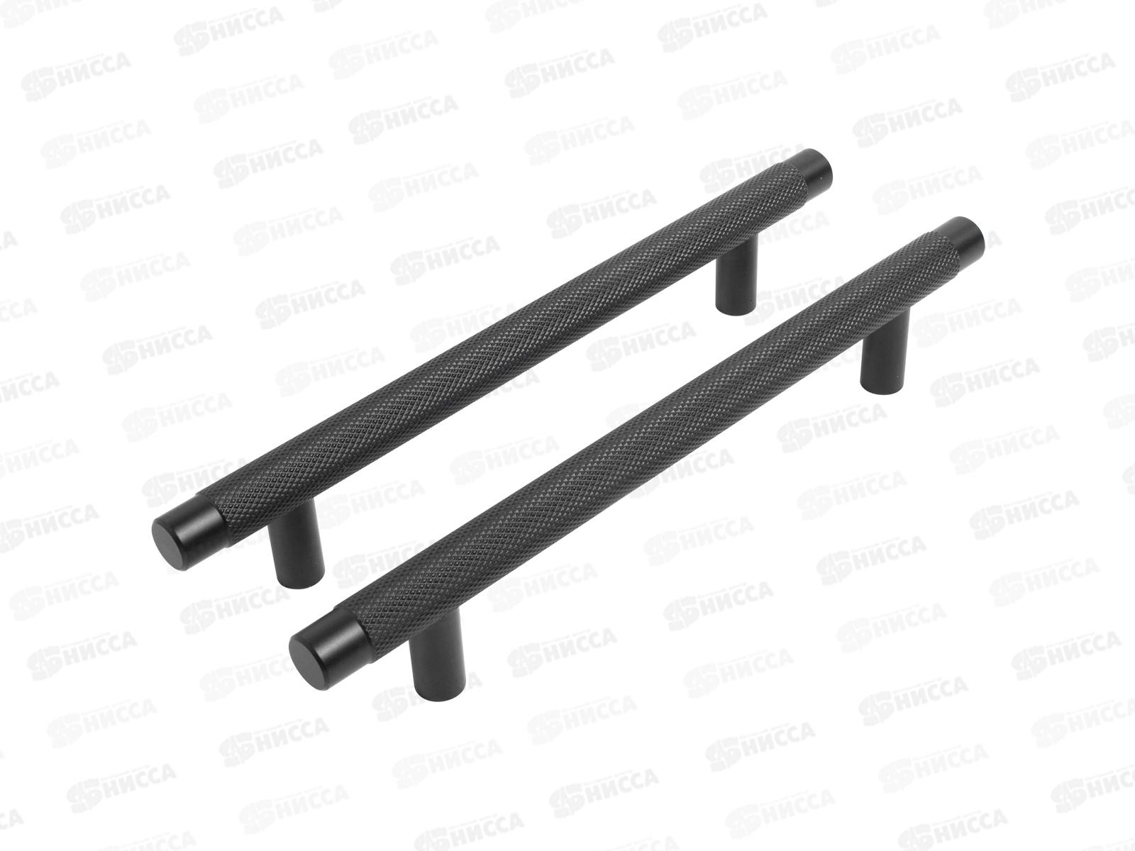 Ручка-кнопка AP2308-128 2шт. StahlBuro, BL мат.черн *15 757