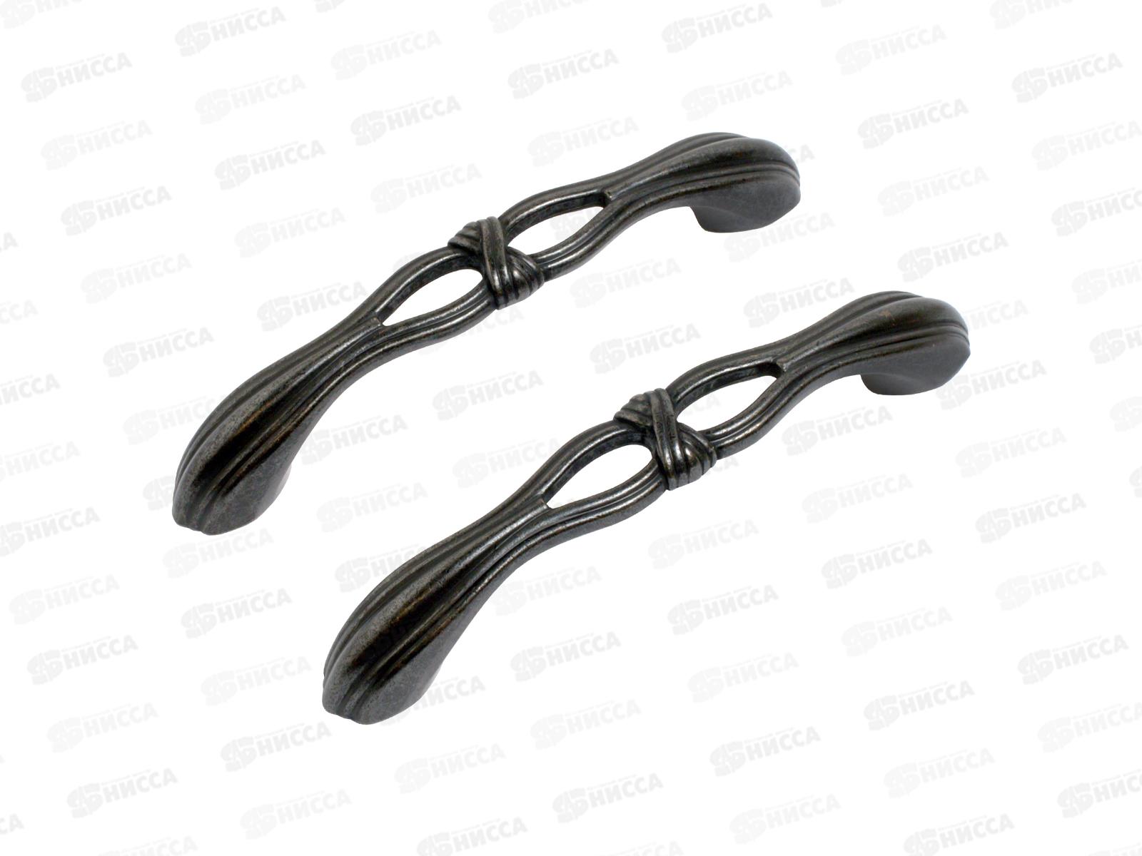 Ручка-кнопка AP2533-96 2шт. StahlBuro, BL мат.черн *15 893