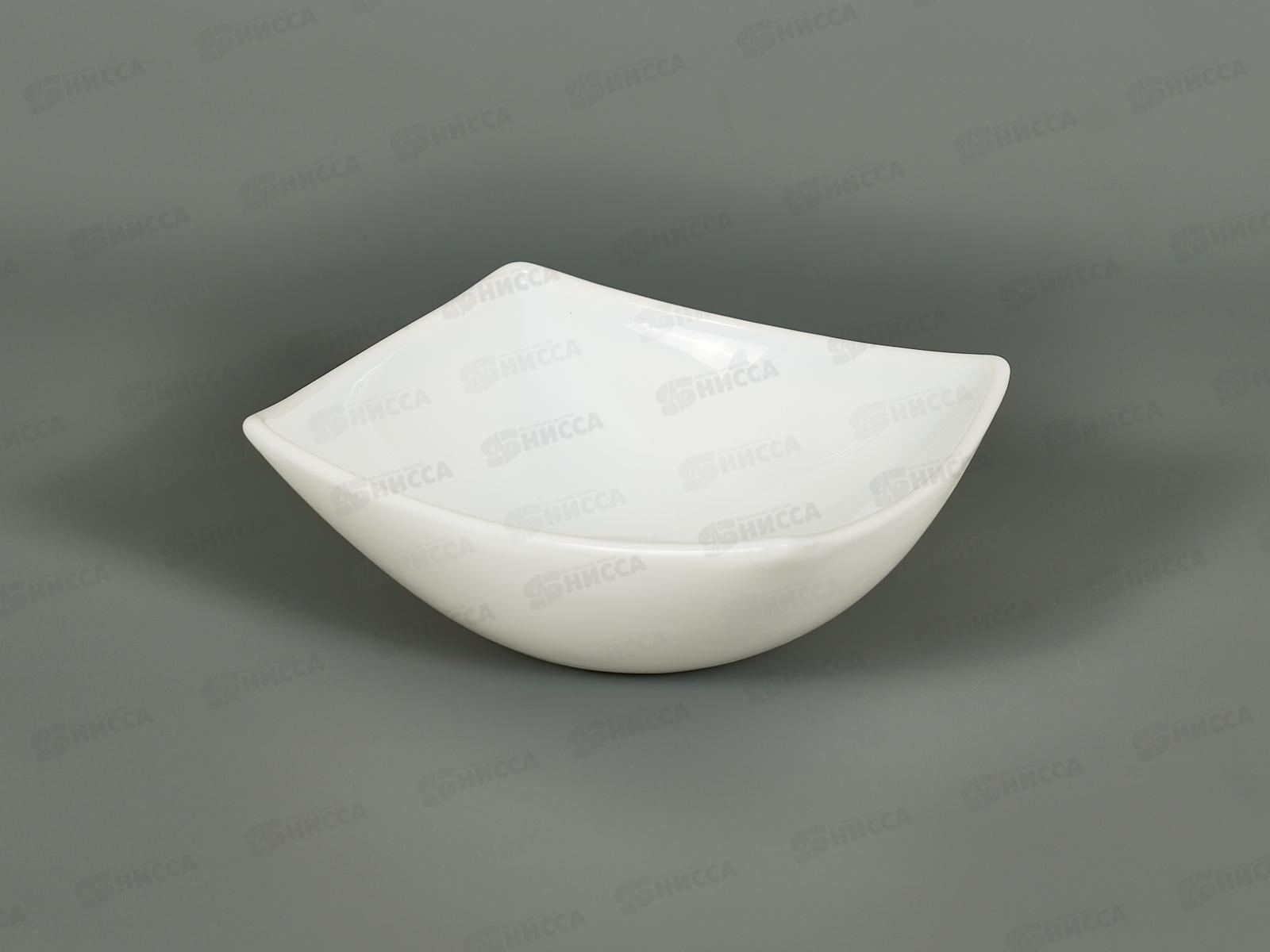 Салатник глубокий d-14*14см (6/48) стеклокерамика Белье 1000б-сг6,5