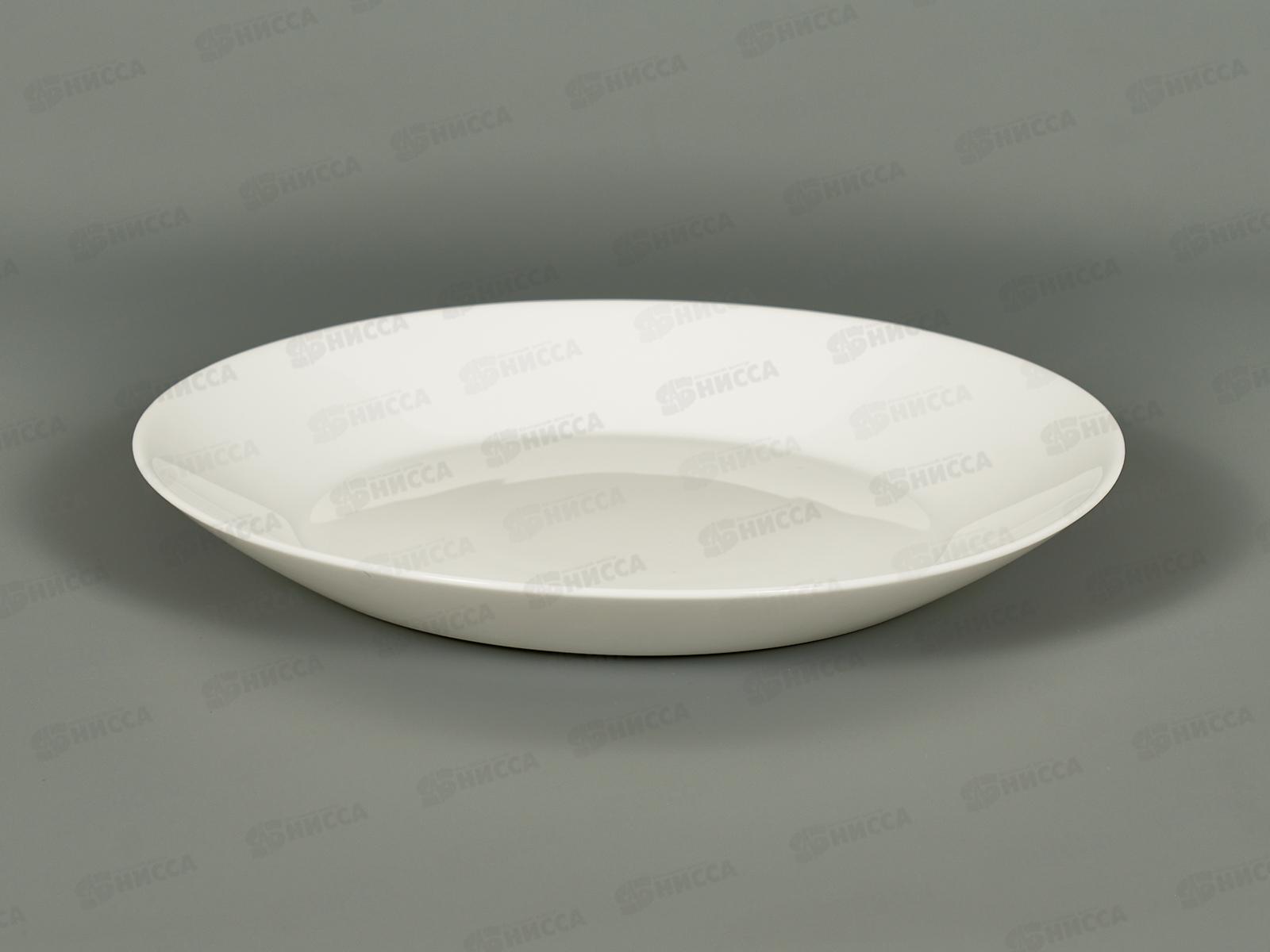 Тарелка плоская круглая d-20см Белье 10б-тбч7,5 *6/72