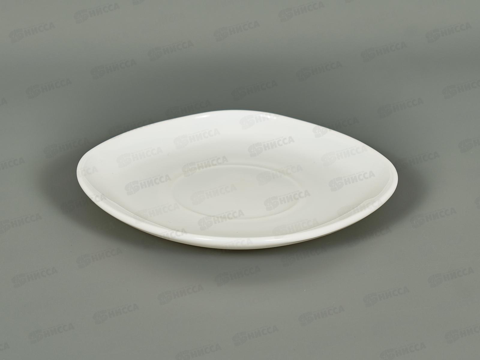 Блюдце 14см стеклокерамика Белье 1000б-5,5кв *6/72