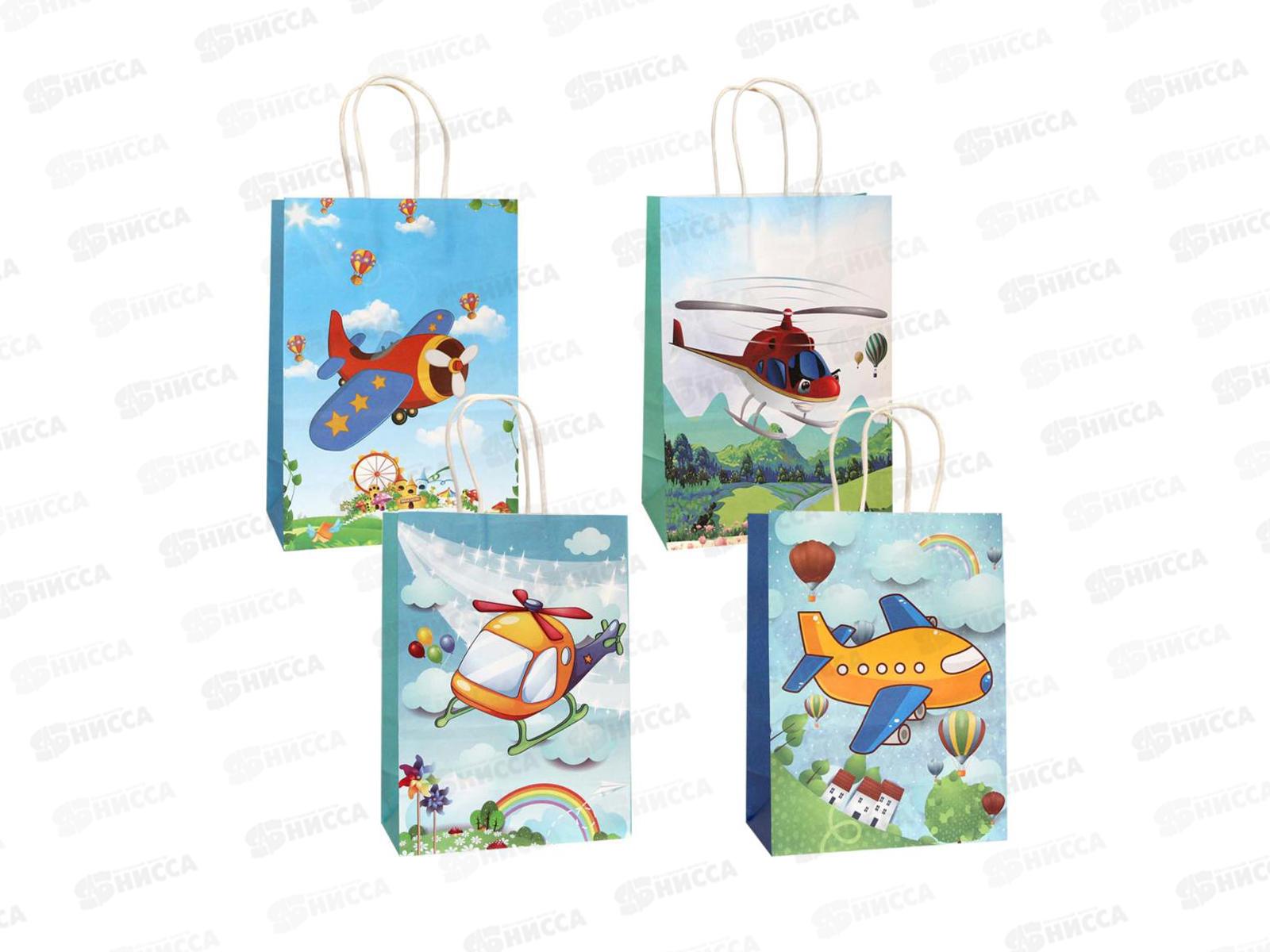 Пакет бумажный 15*21 Крафт Воздушный Р10846-22 *12