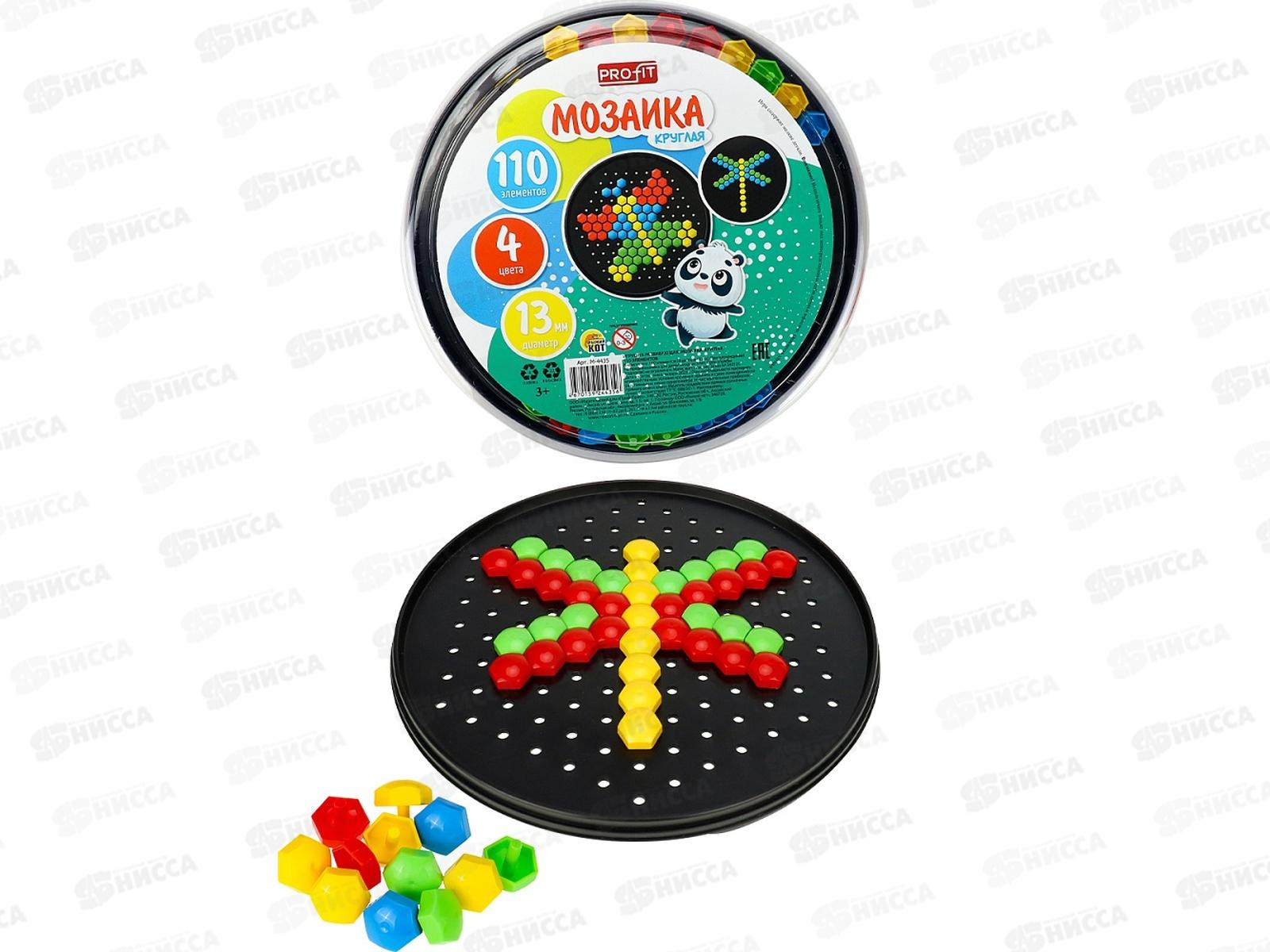 Мозаика круглая 110шт, М-4435 ТМ Profit  *24