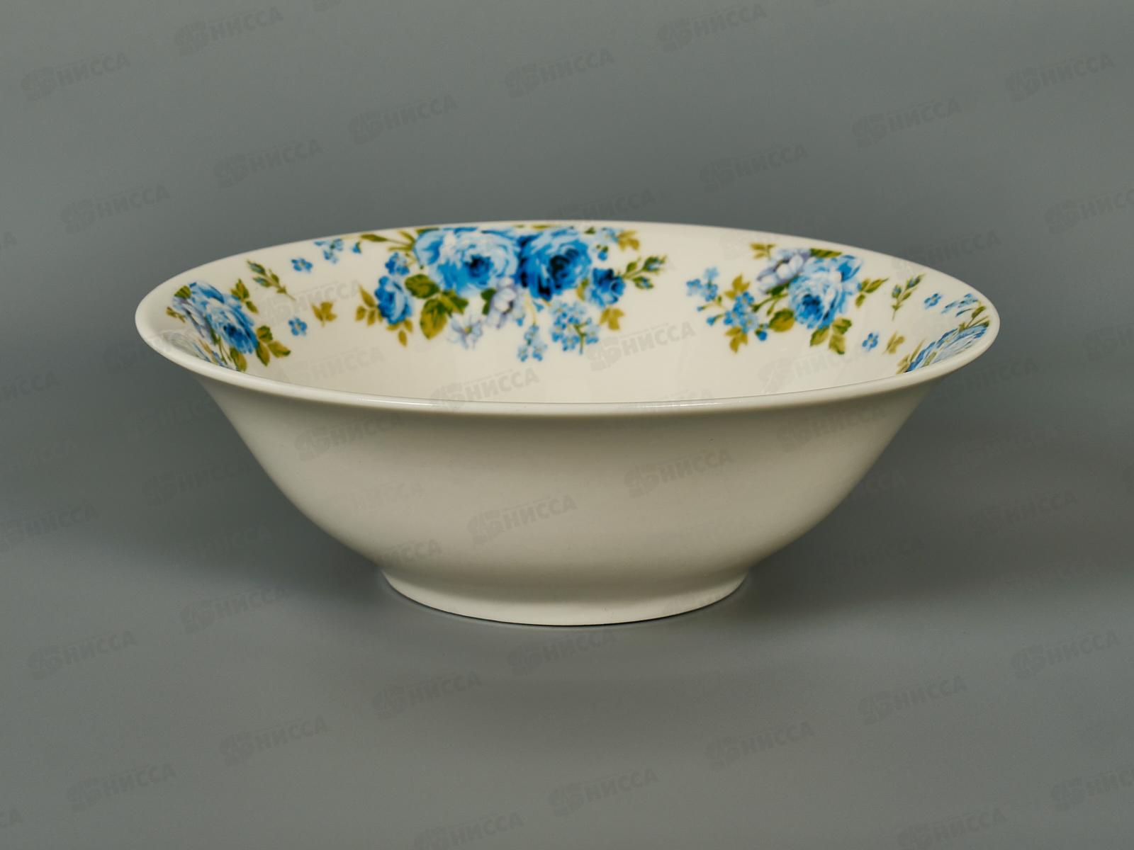 Салатник 18см/650мл Синий розы 1029073