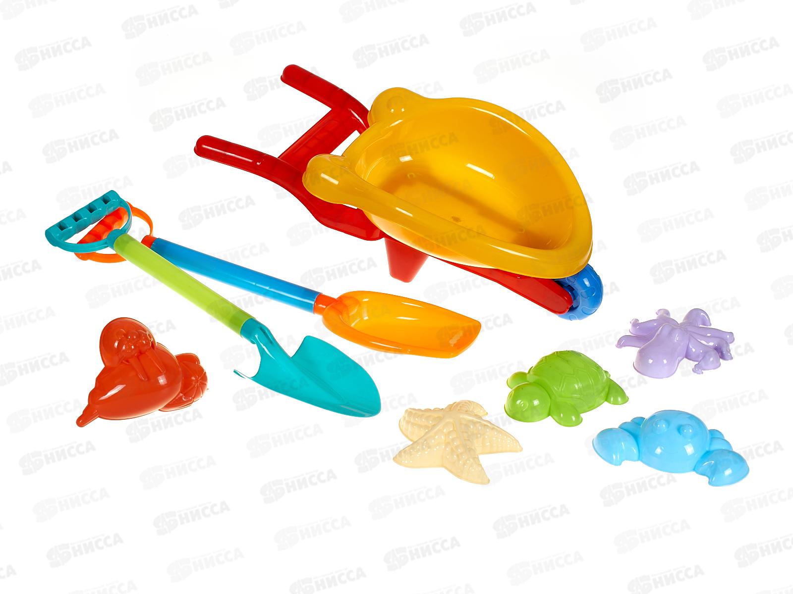 Набор песочный №666-155TS, 8 предметов, сетка 32*16*15