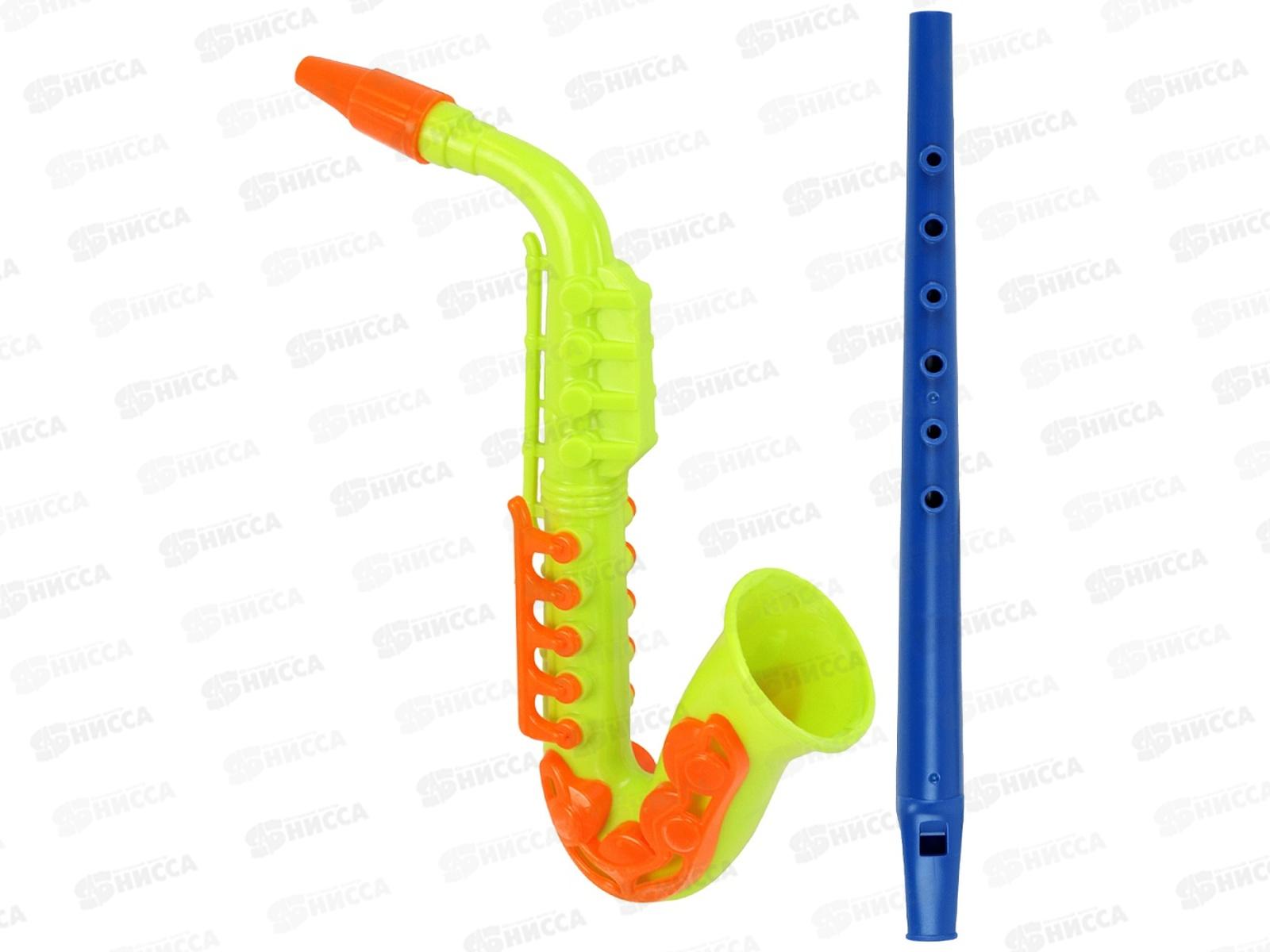 Набор муз. инструментов (флейта и саксофон), ИК-0938 в пакете