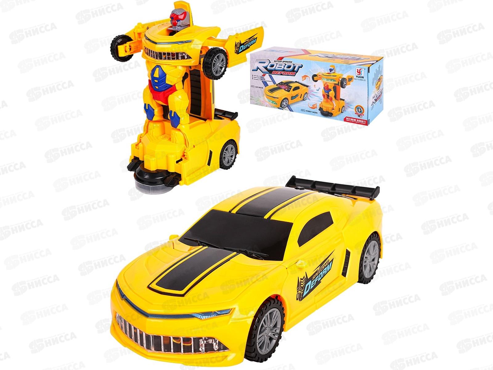 Машинка-трансформер &quotРобот-2&quot свет, звук, 1840330 в коробке