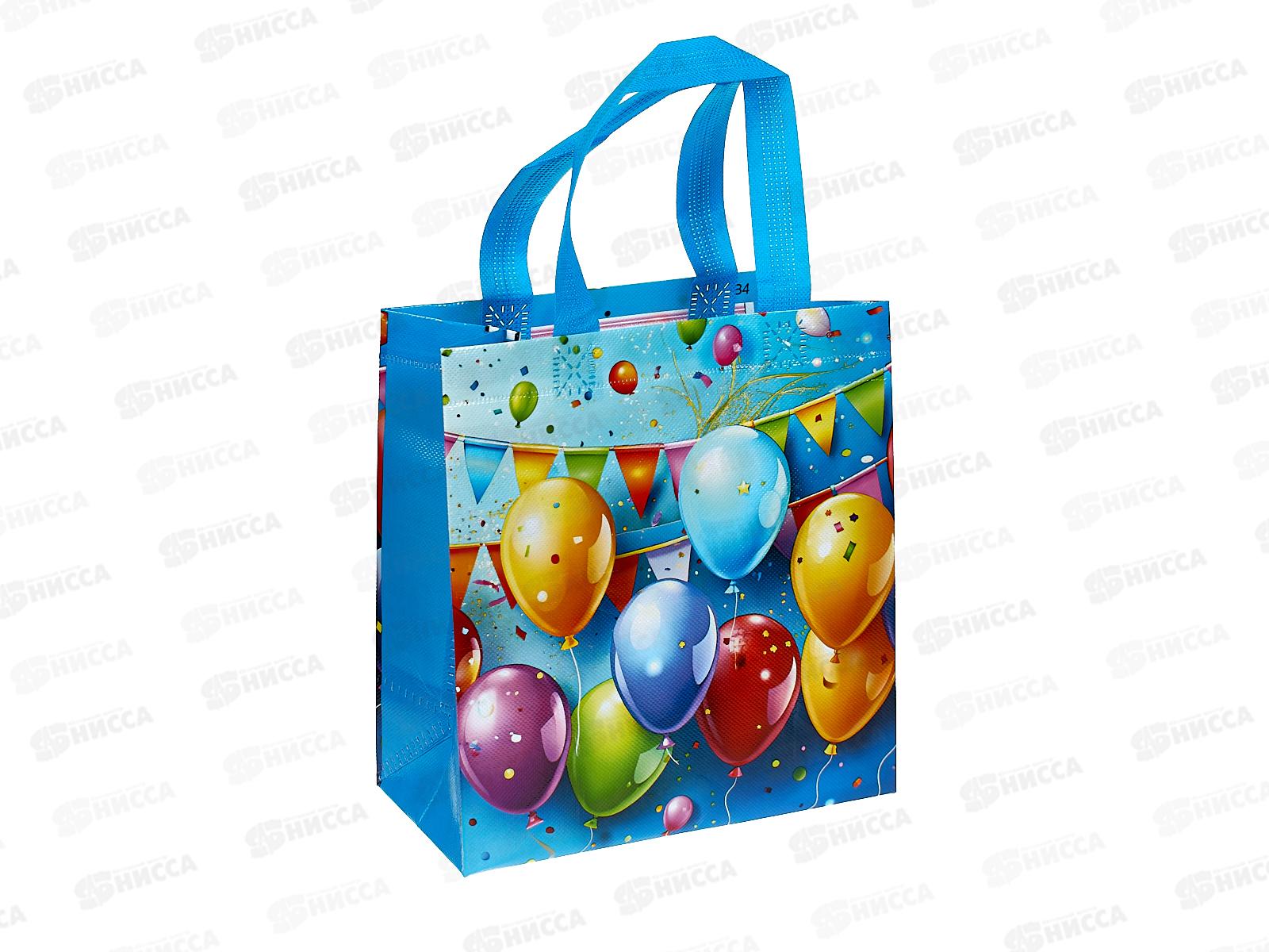 Пакет подар. неткан. материал Mazari Букет 22*23*11см М-8272 *12