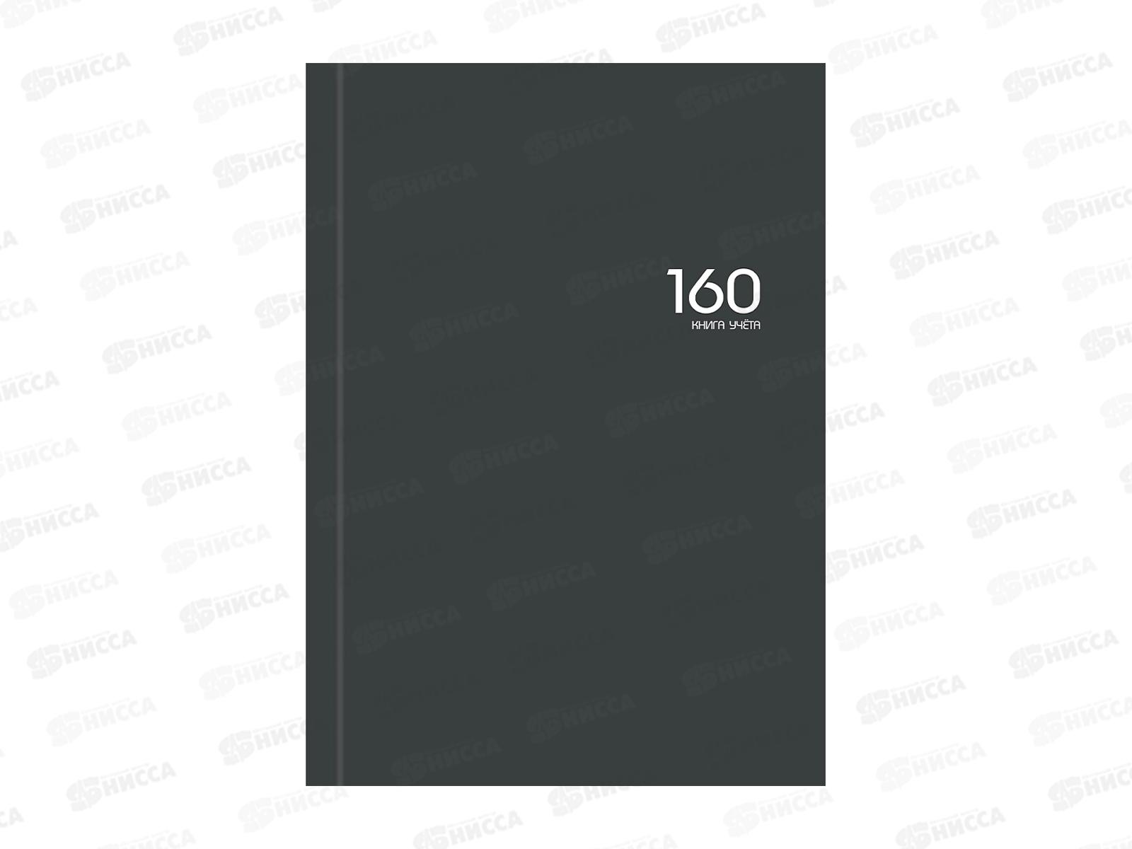 Книга учета ПП 160л клетка Графит - 3, 200*298, блок-офсет, 160-9293  *20