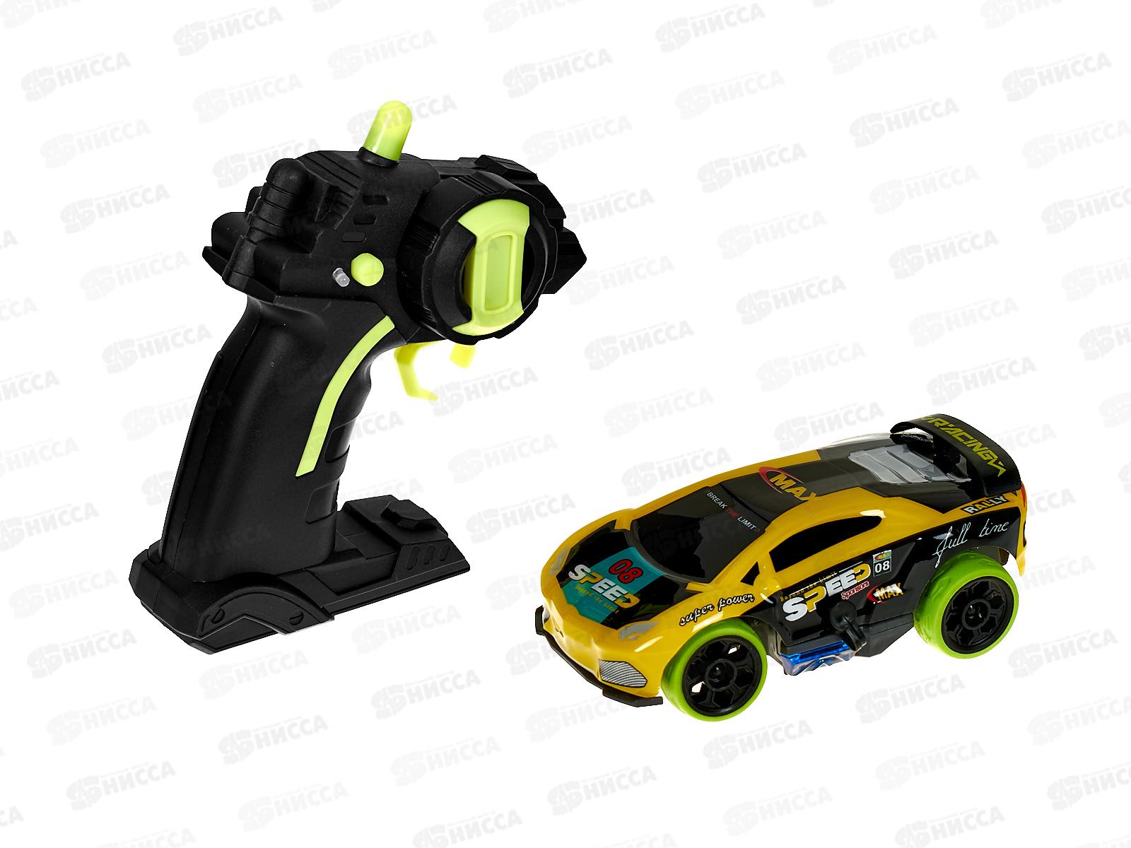 Упр. радио машина &quotАвторалли&quot М1:32, 23*17,3*5,3см желтый 6168-8, ВВ6401