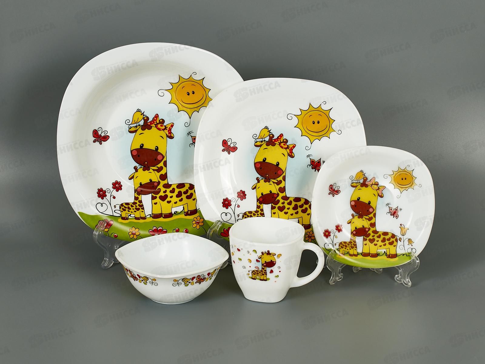 Набор для завтрака 5пр Giraffe PO-5sd-460 122292 *12