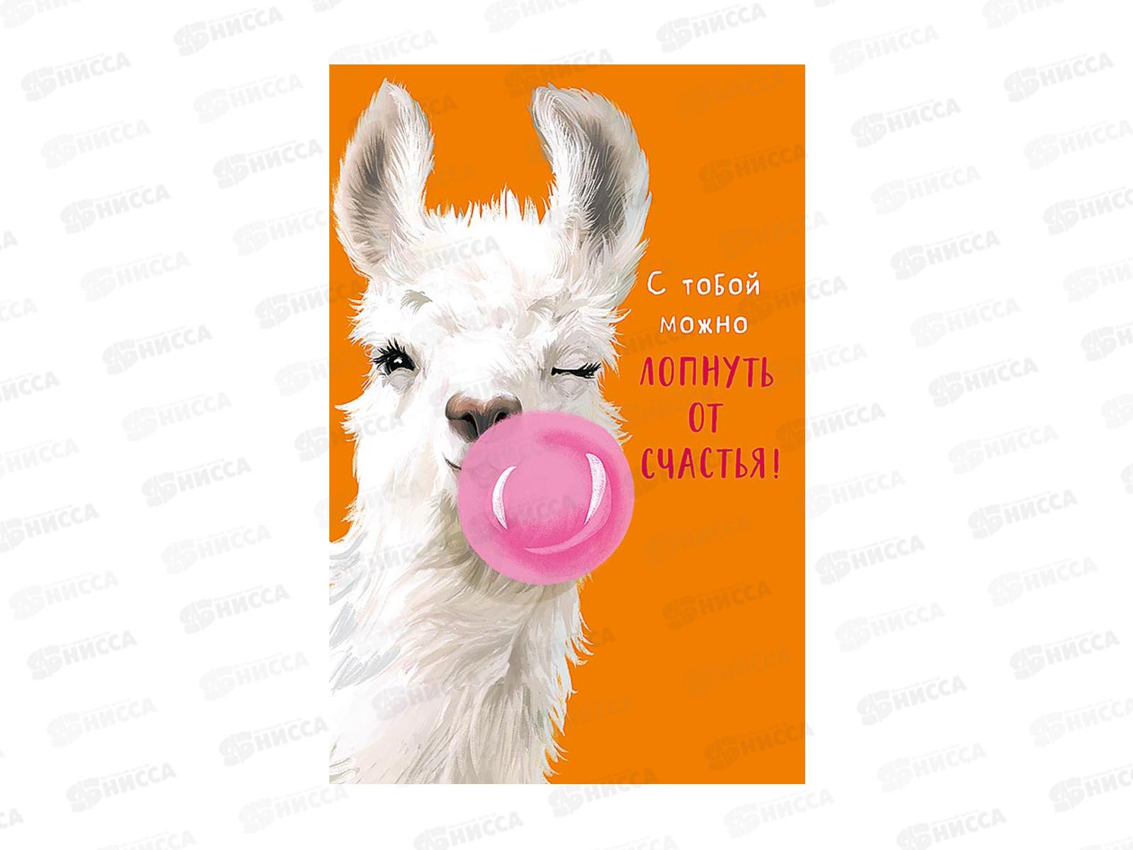 Открытка 121*183 С тобой можно лопнуть от 0480.376