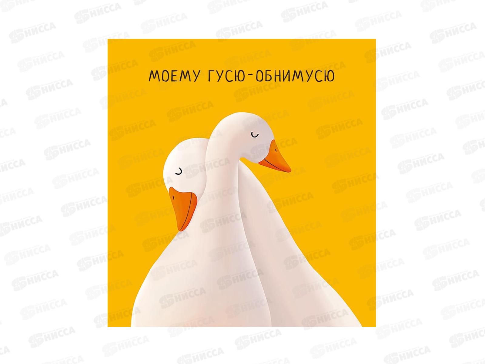 Открытка 121*183 Моему гусю-обнимусю 0822.372