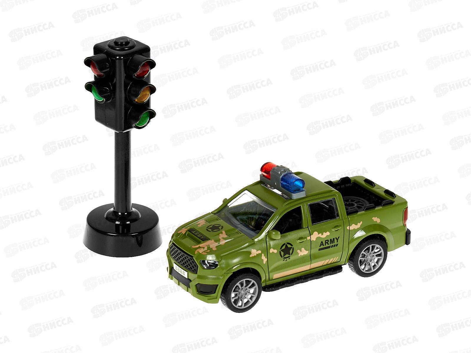 Набор &quotСветофор&quot М1534-78AL машинка инерц., светофор в пакете