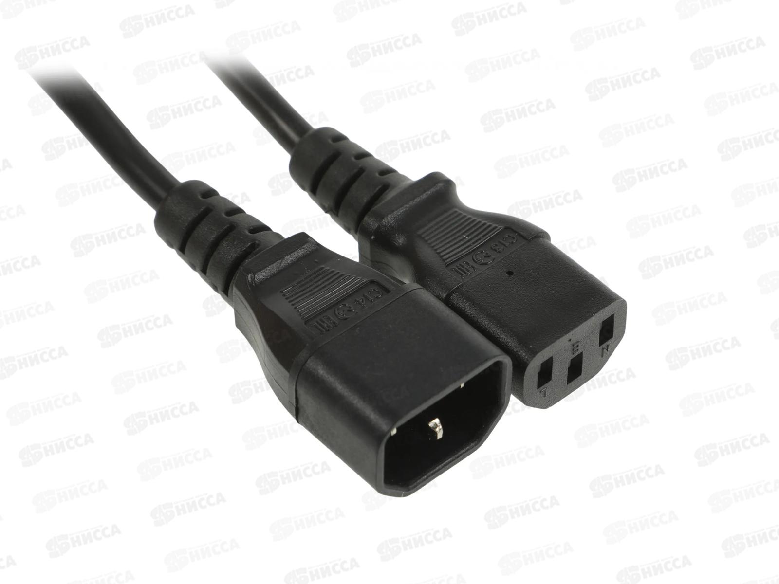 Шнур сетевой REXANT СЕЕ7/7(Schuko)–IEC320 C13 3x0,75мм 6А 0.6м, 04-2731