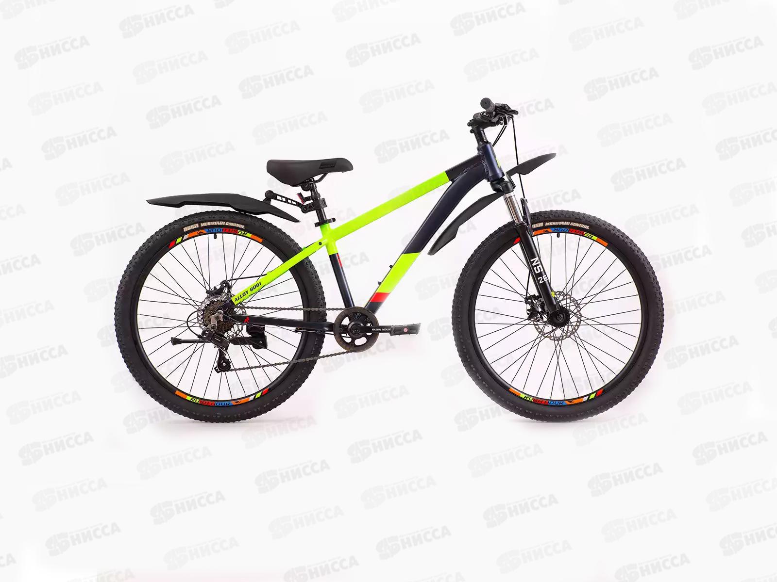 Велосипед 26&quot 7ск RUSH HOUR NS 655 DISC AL синий рама 14&quot, 473397