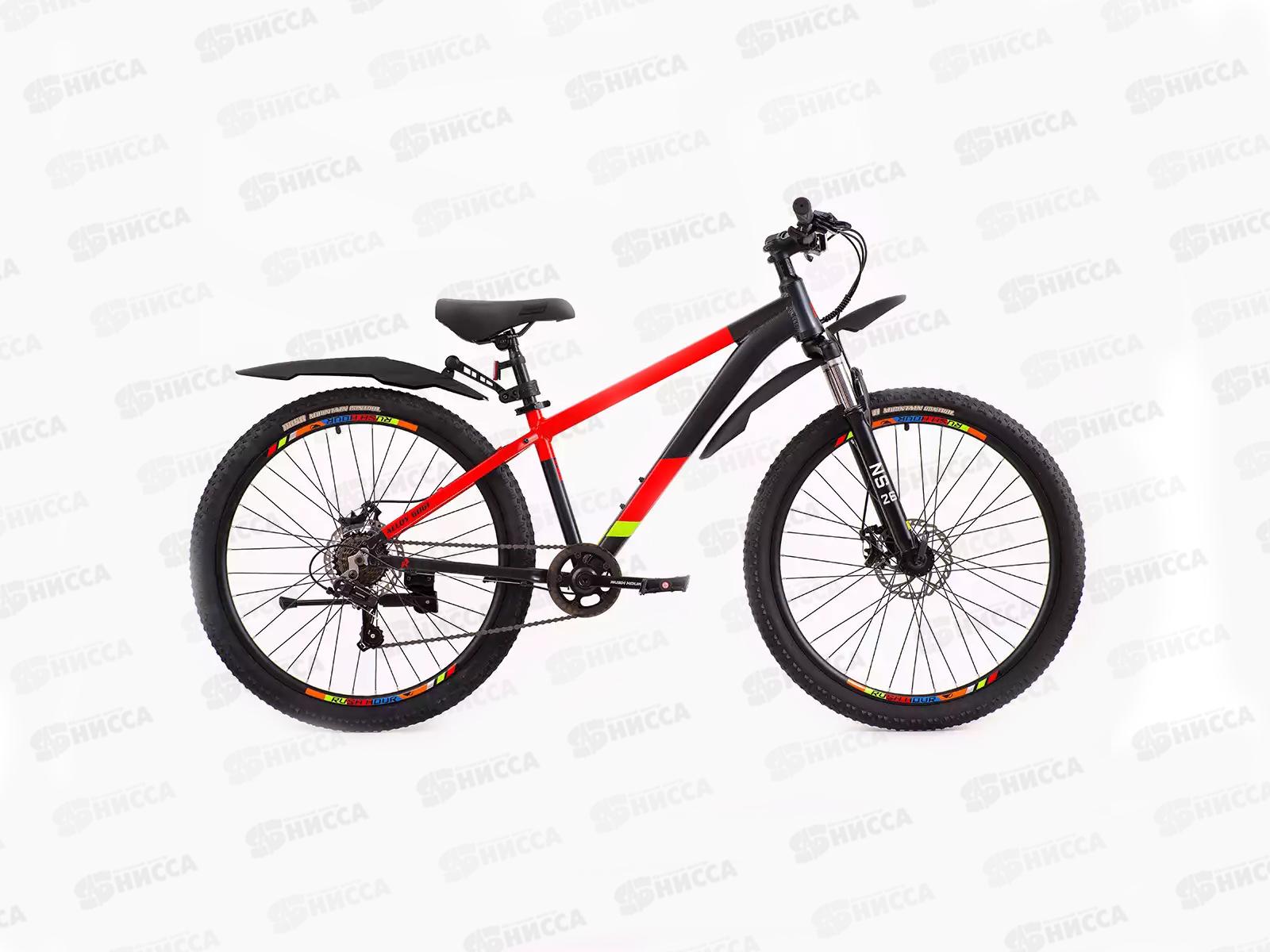 Велосипед 26&quot 7ск RUSH HOUR NS 655 DISC AL черный рама 14&quot, 473395