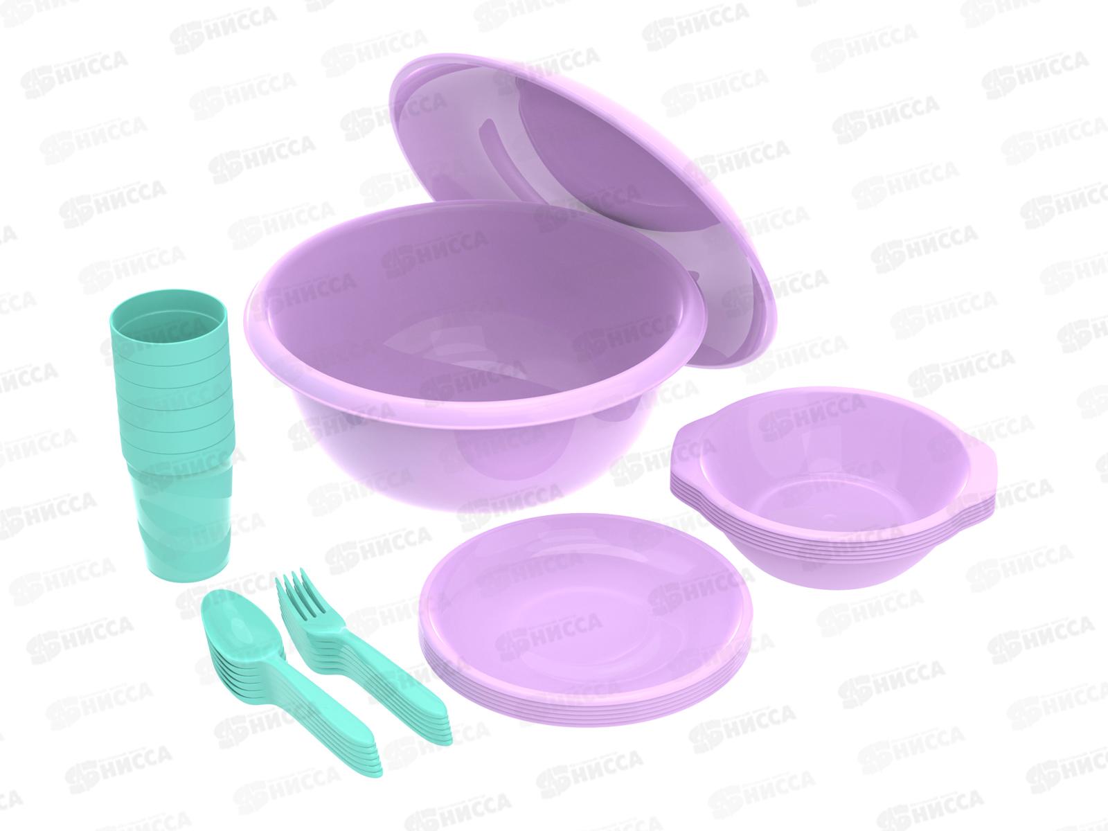 Набор посуды для пикника №9 &quotВечеринка&quot (6 персон, 32пр.) АП 184