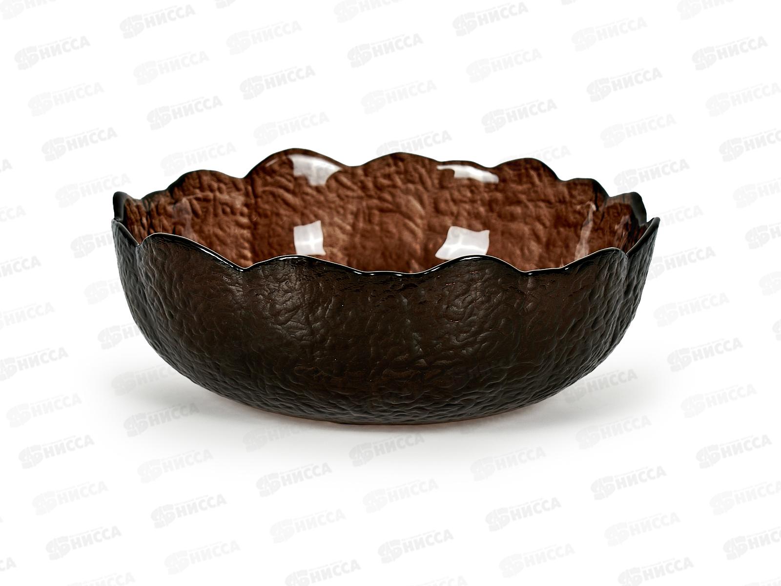 Салатник 5817/1-Н7 d-165мм h-60мм Брауни