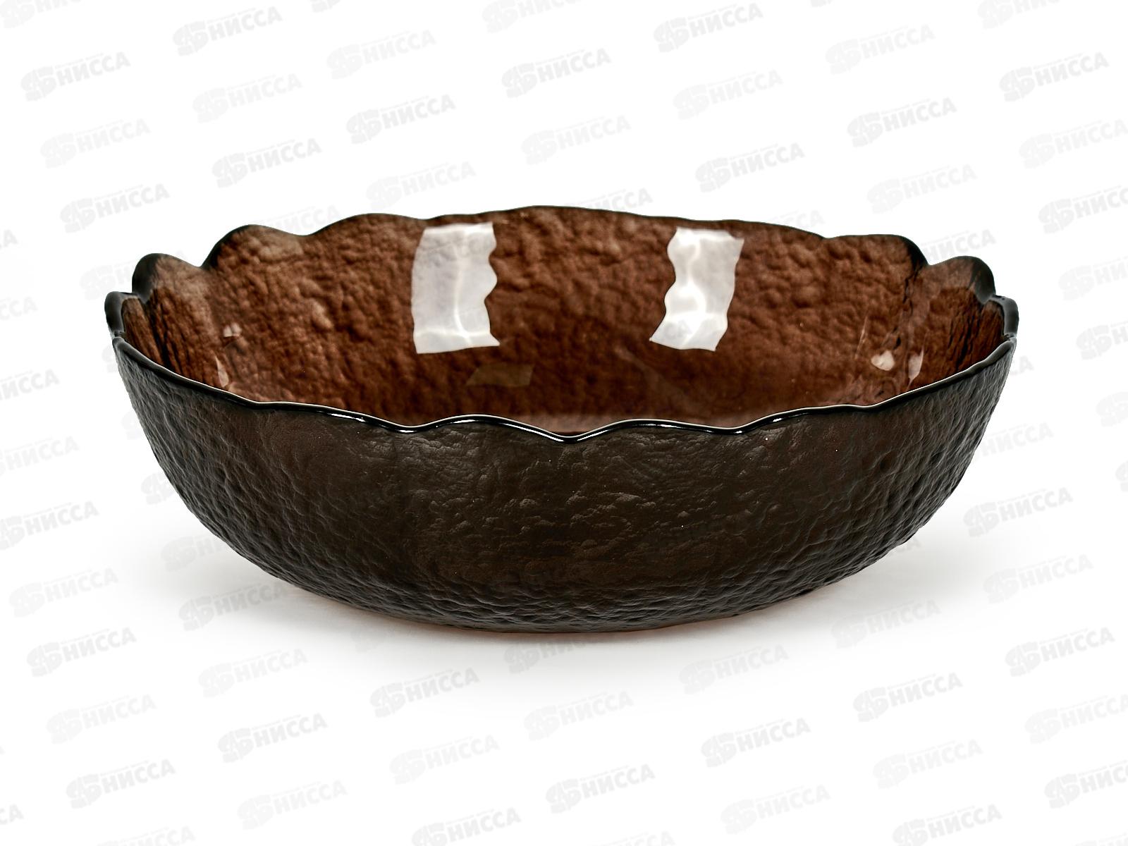 Салатник 5819/1-Н7 d-210мм h-70мм Браун