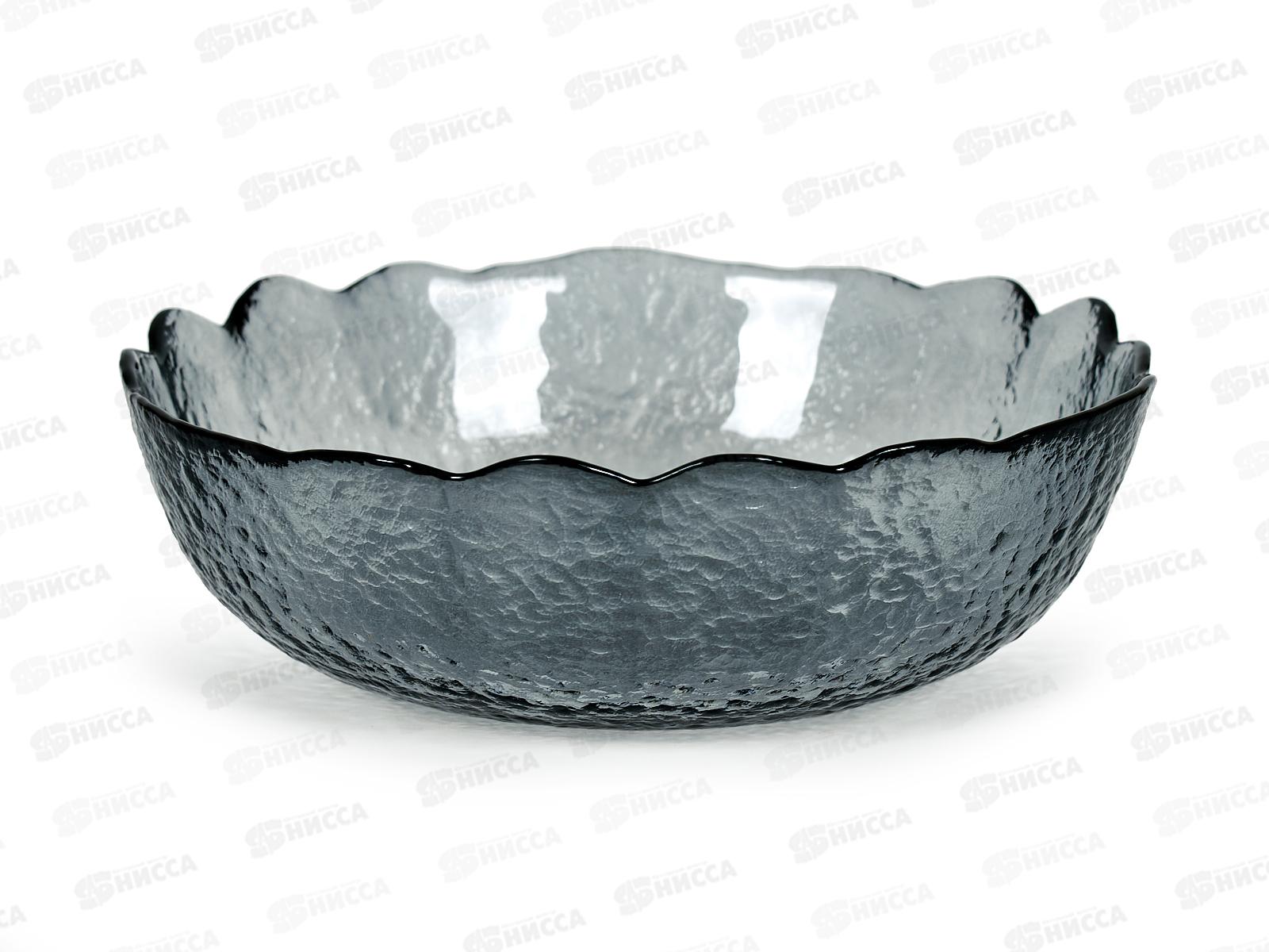 Салатник 5819/1-Н7 d-210мм h-70мм Графит