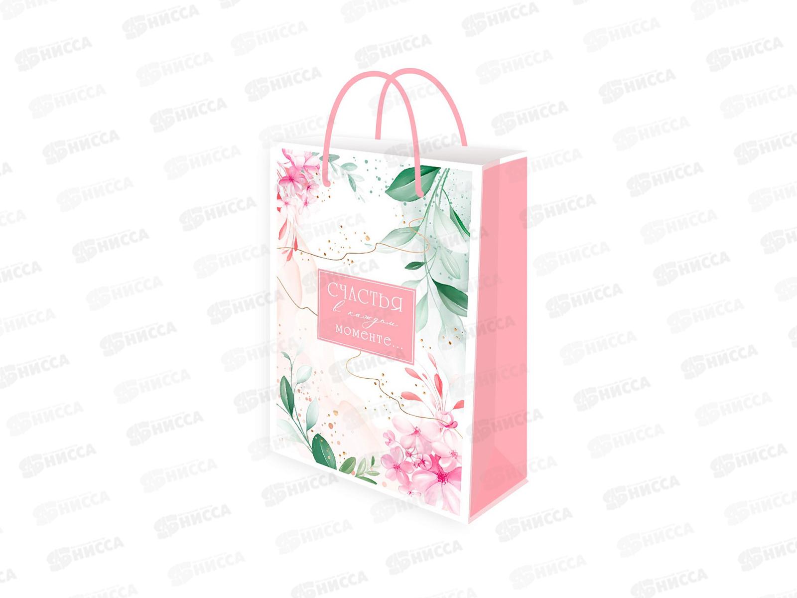 Пакет подарочный MI 22х31х10см Нежная флора, ППК-7897  *12